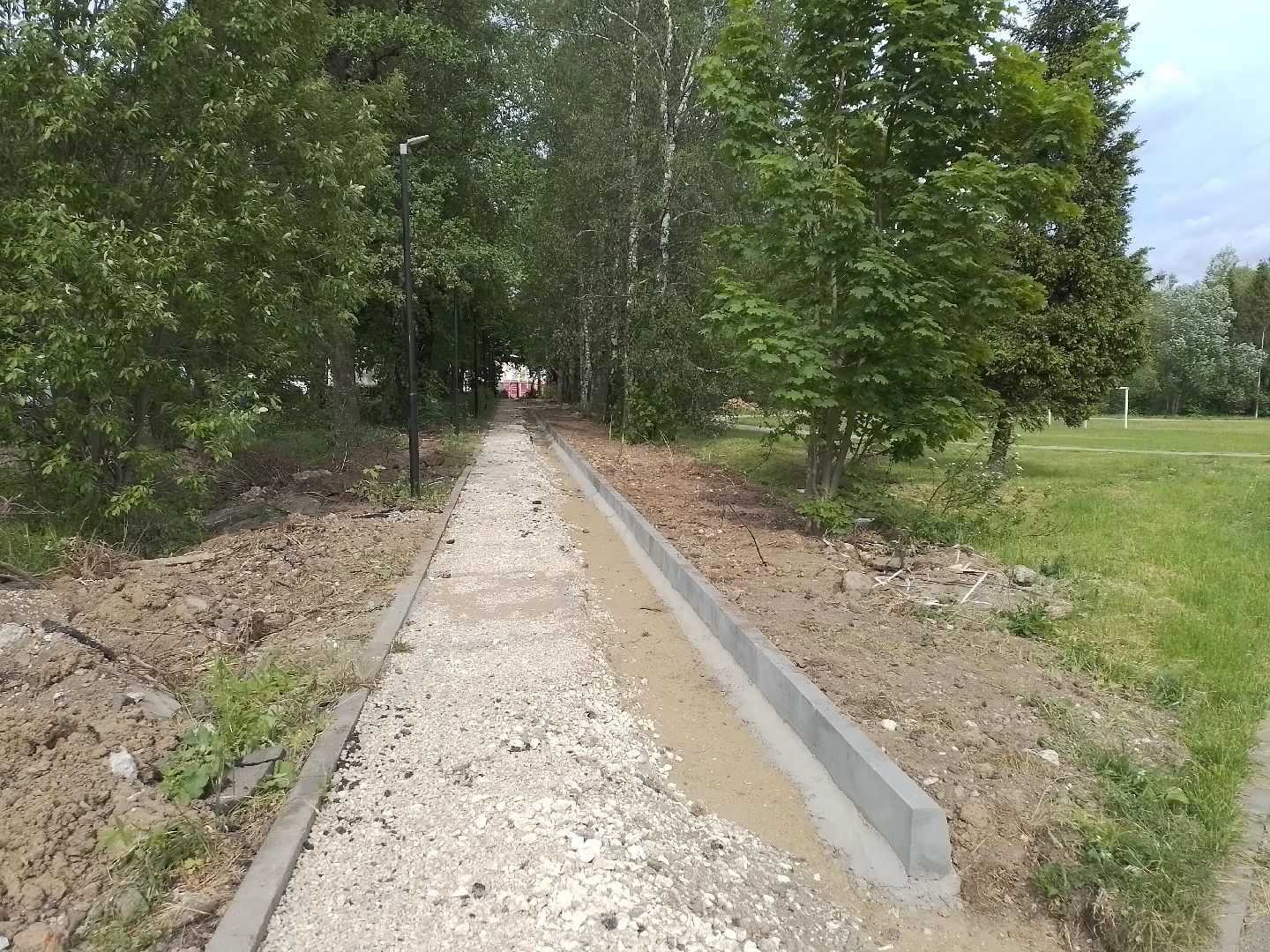 городской округ восход, строителсьтво, благоустройство, школа, аллея,