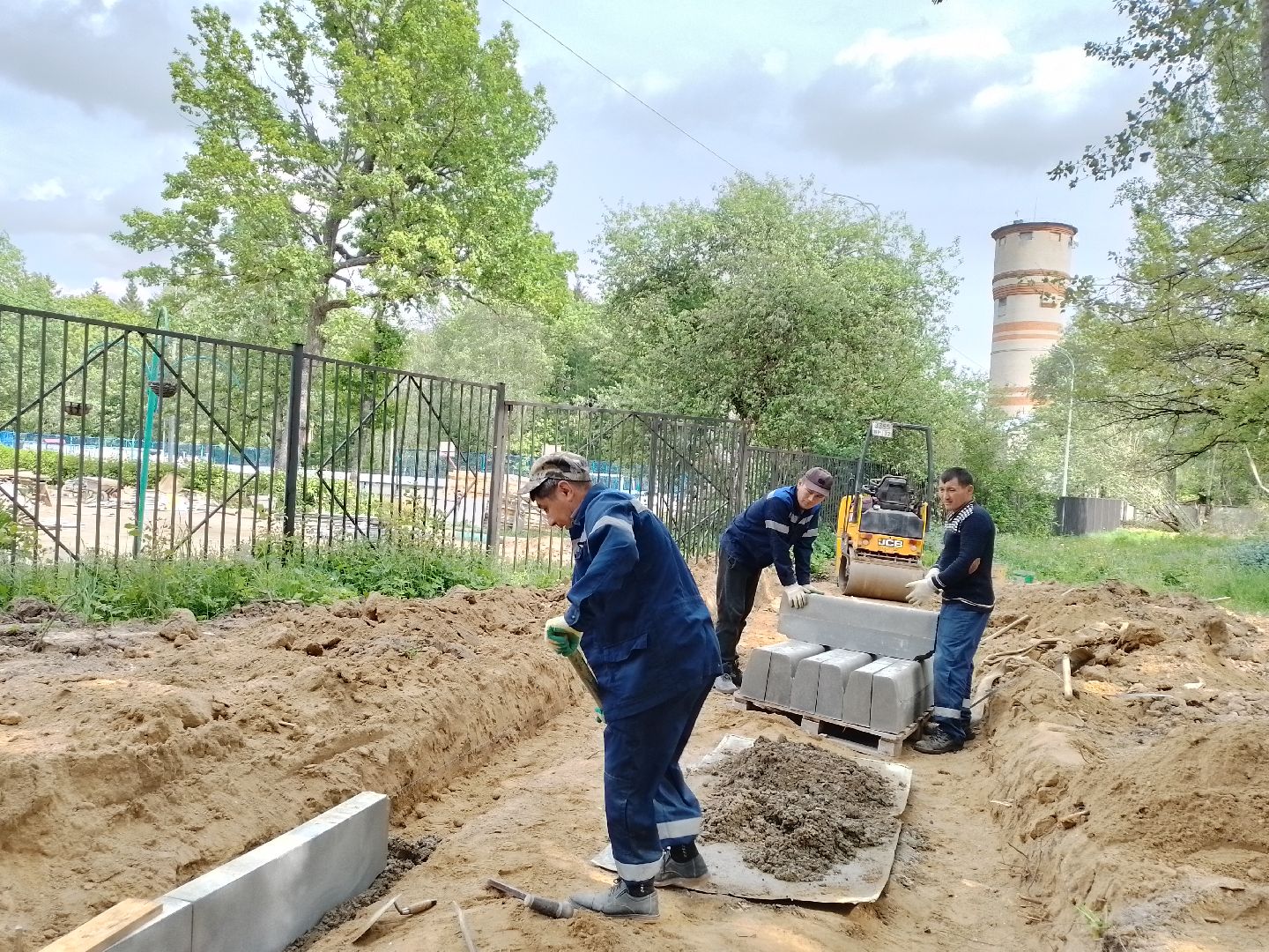 городской округ восход, строителсьтво, благоустройство, школа, аллея,