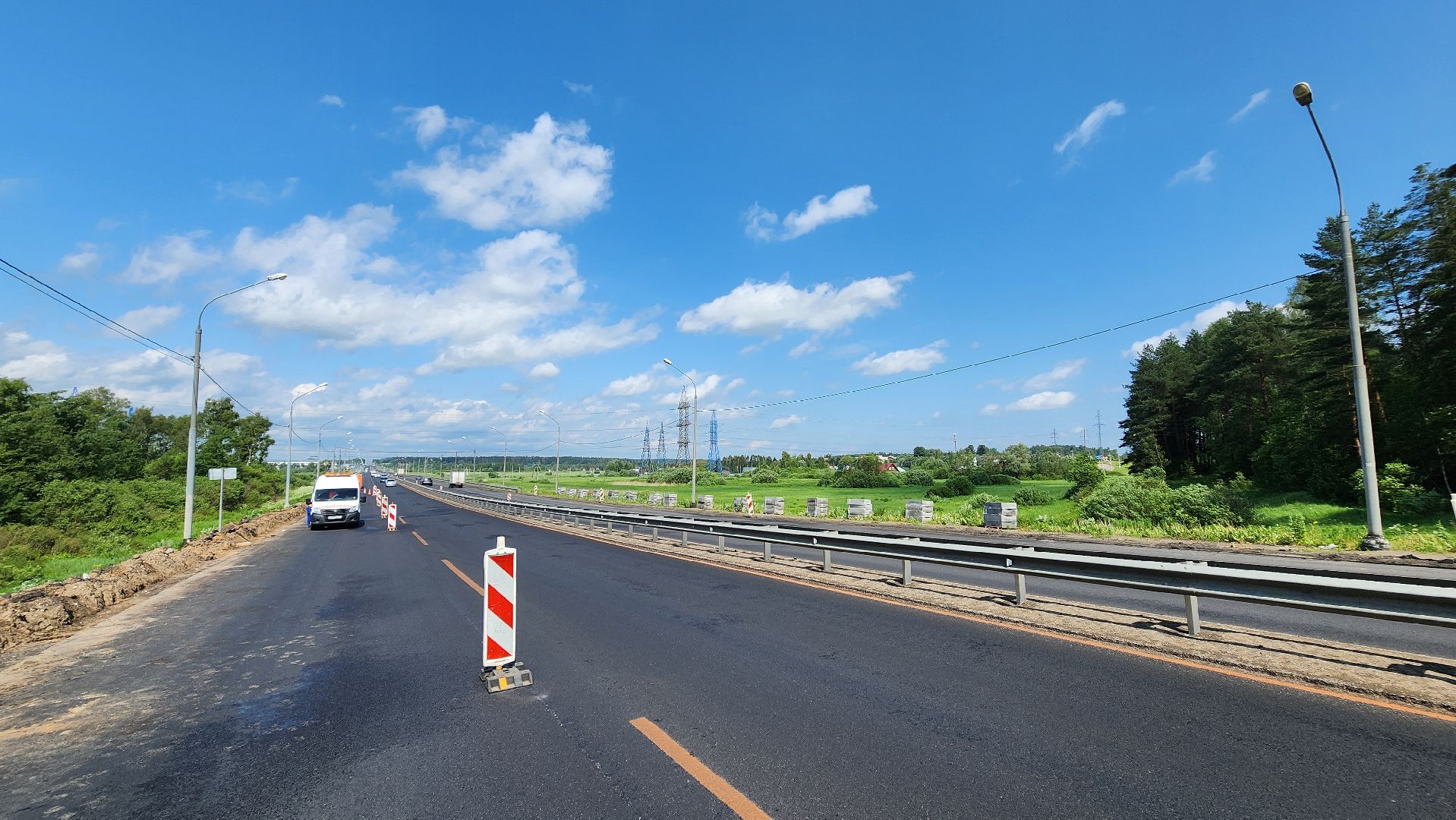 солнечногорск, м-10, ленинградское шоссе, ремонт дороги, ливневая система,