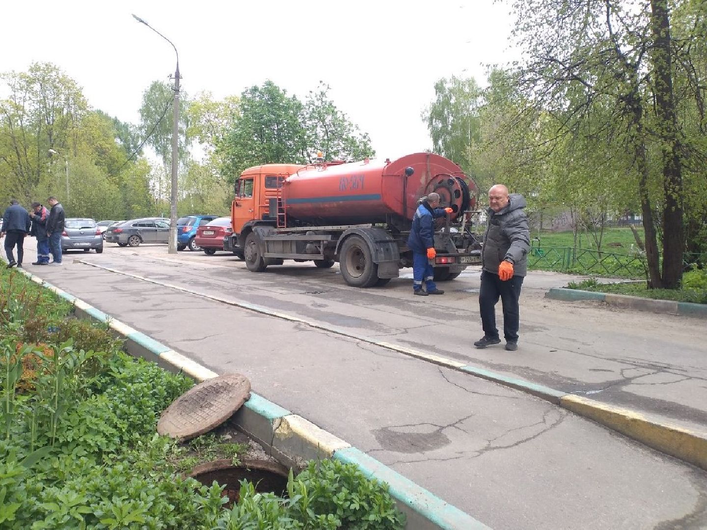 ЖКХ, промывка сетей, водоотведение, Лосино-Петровский