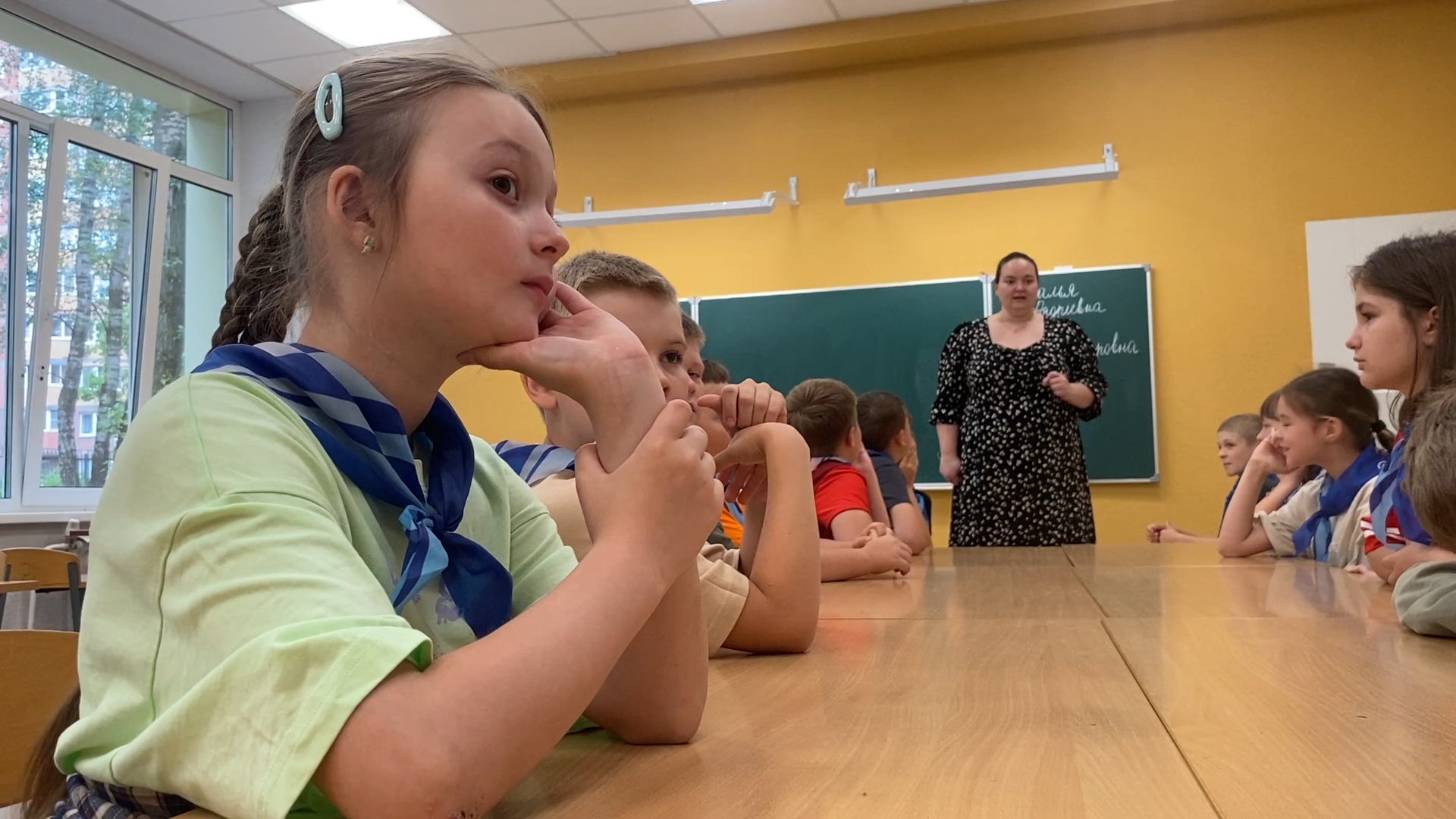 пришкольный лагерь власиха, школа имени попова, школа попова власиха, летний лагерь радуга, открытие лагерной смены,
