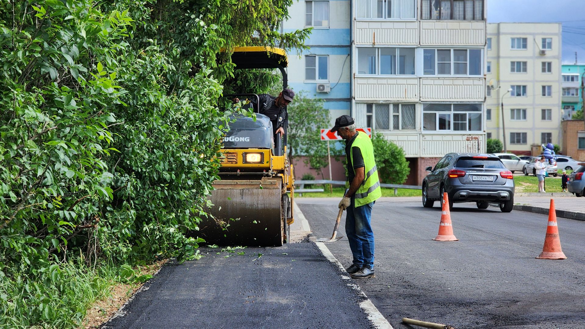волоколамск, благоустройство, ремонт тротуара,