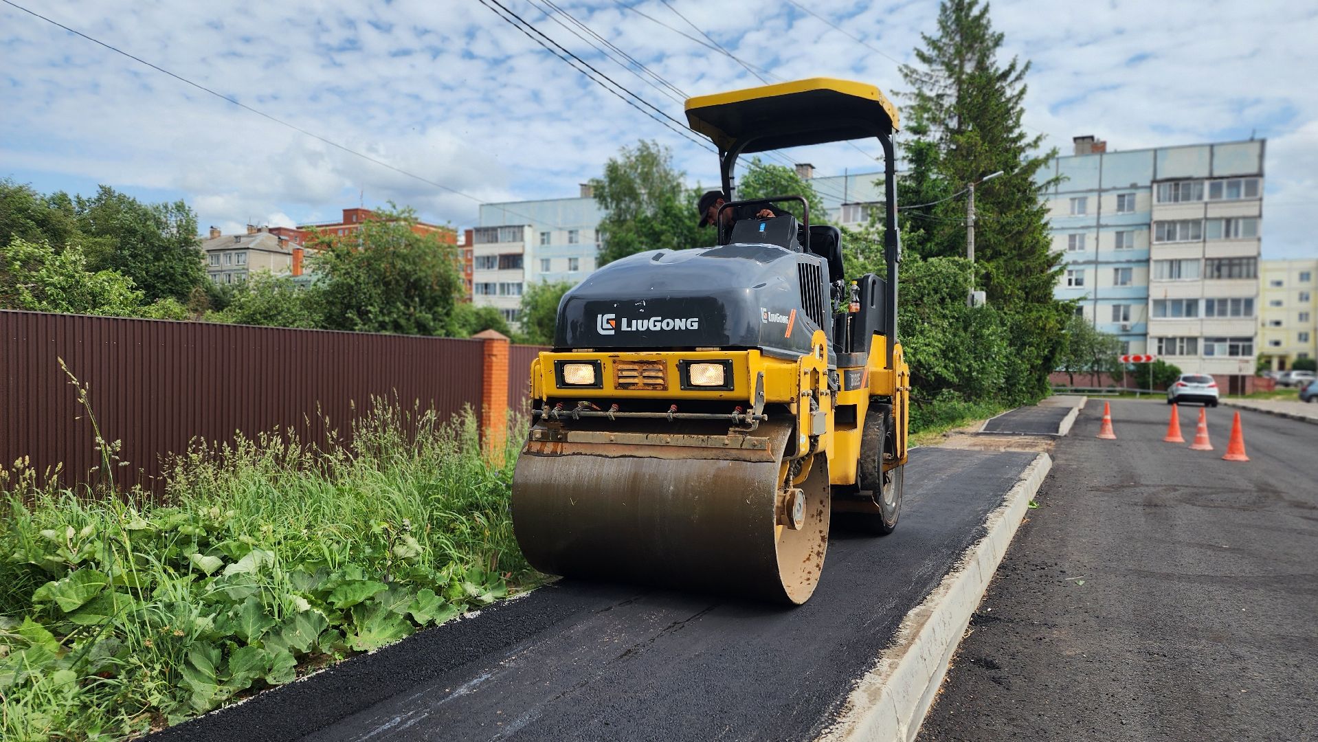 волоколамск, благоустройство, ремонт тротуара,
