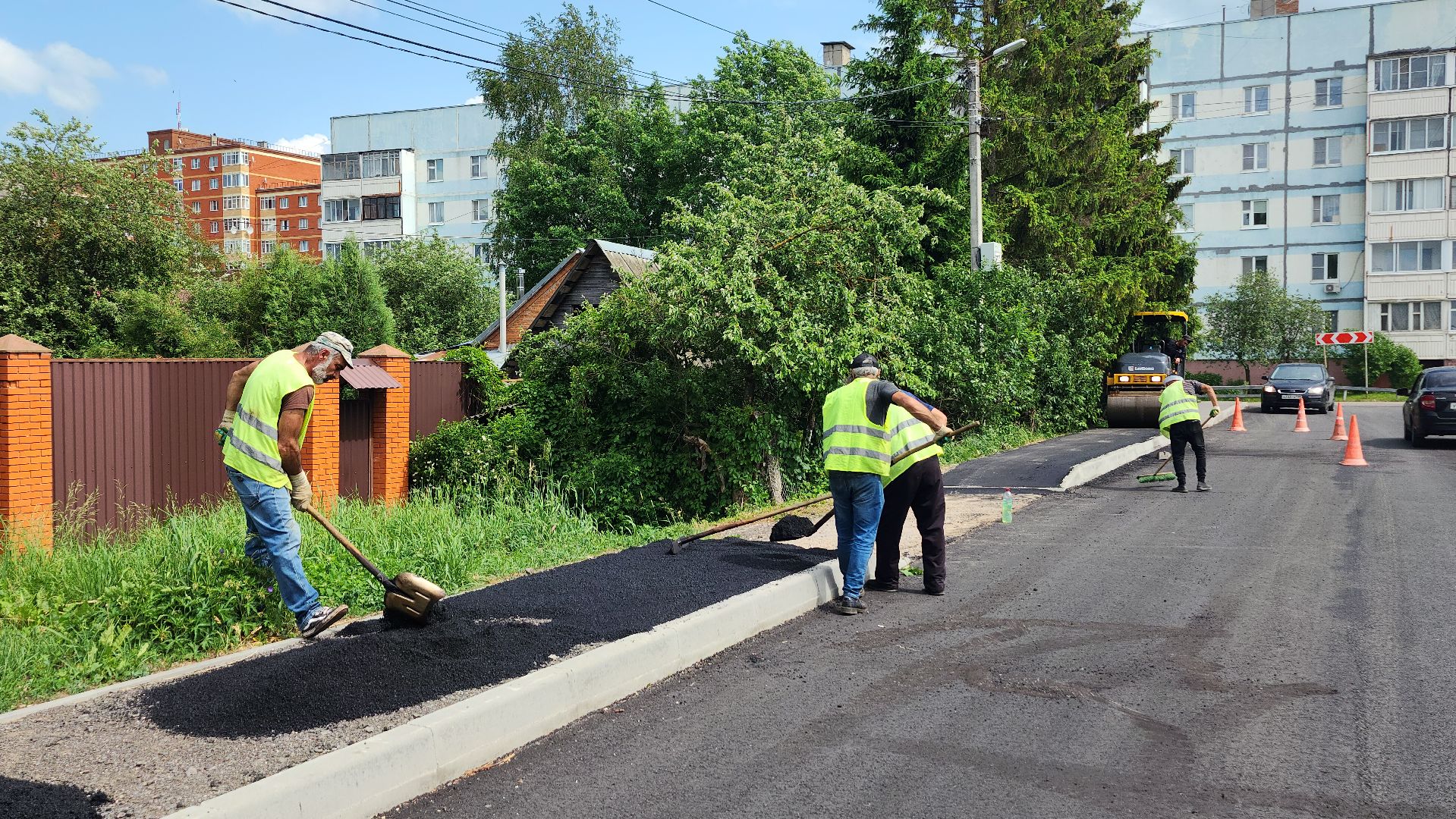волоколамск, благоустройство, ремонт тротуара,
