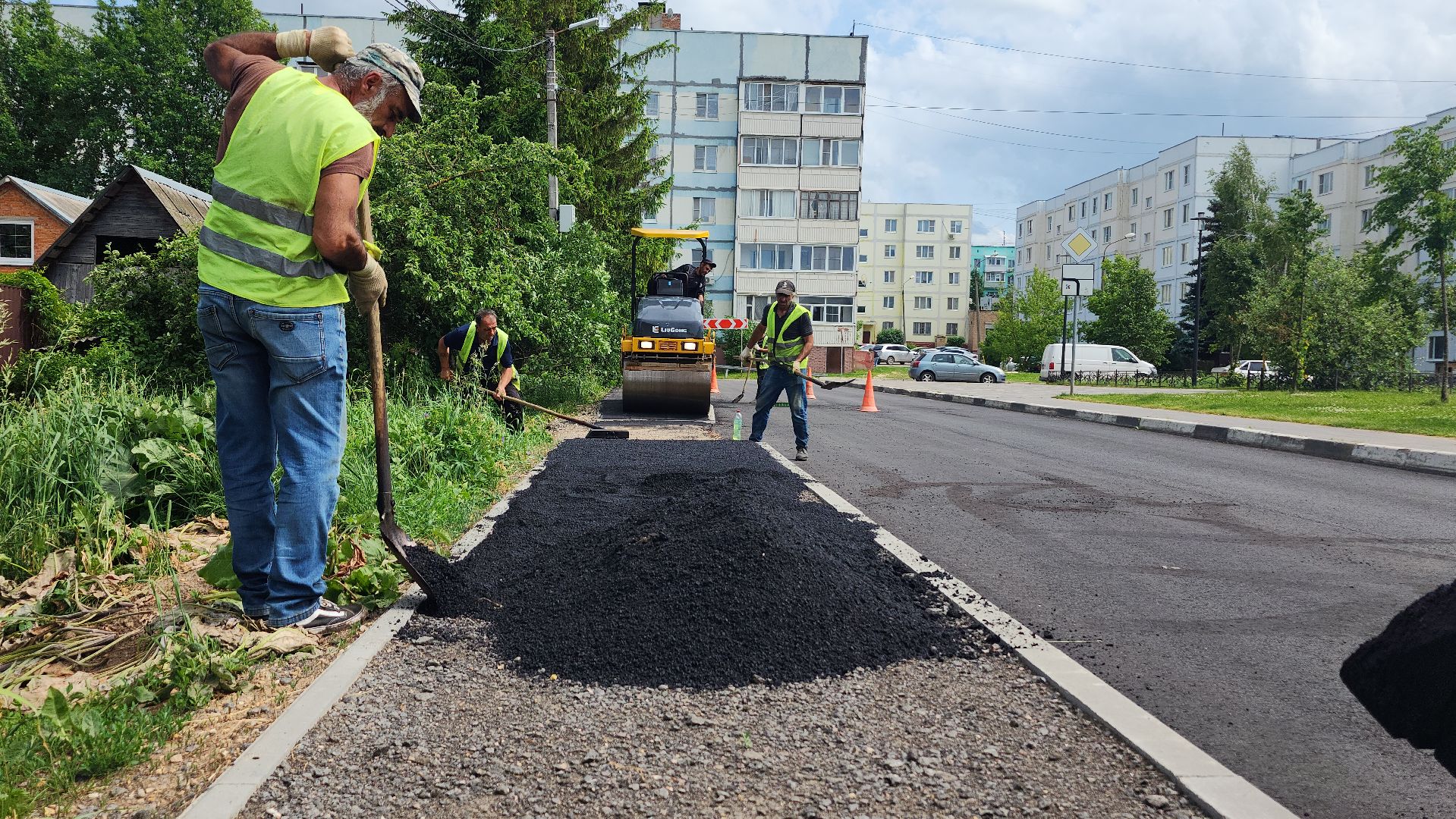 волоколамск, благоустройство, ремонт тротуара,