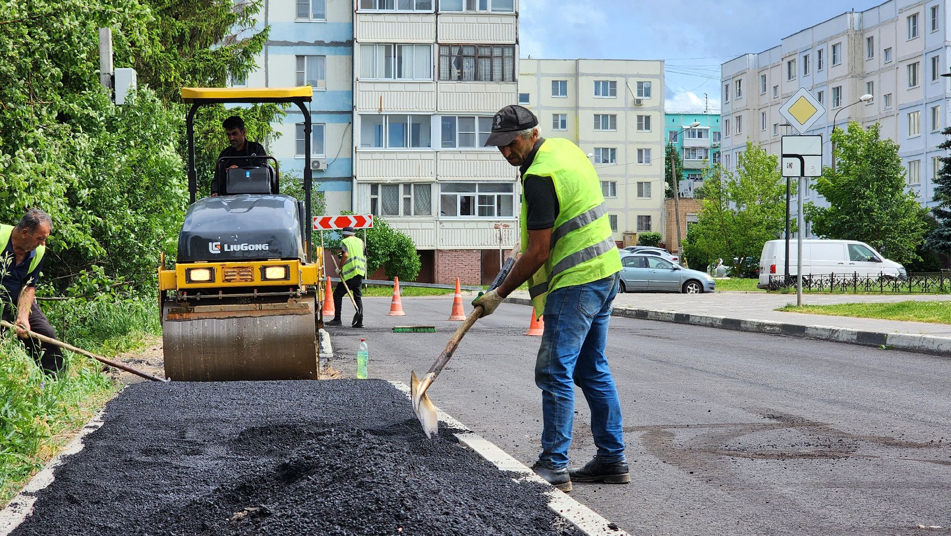 волоколамск, благоустройство, ремонт тротуара,