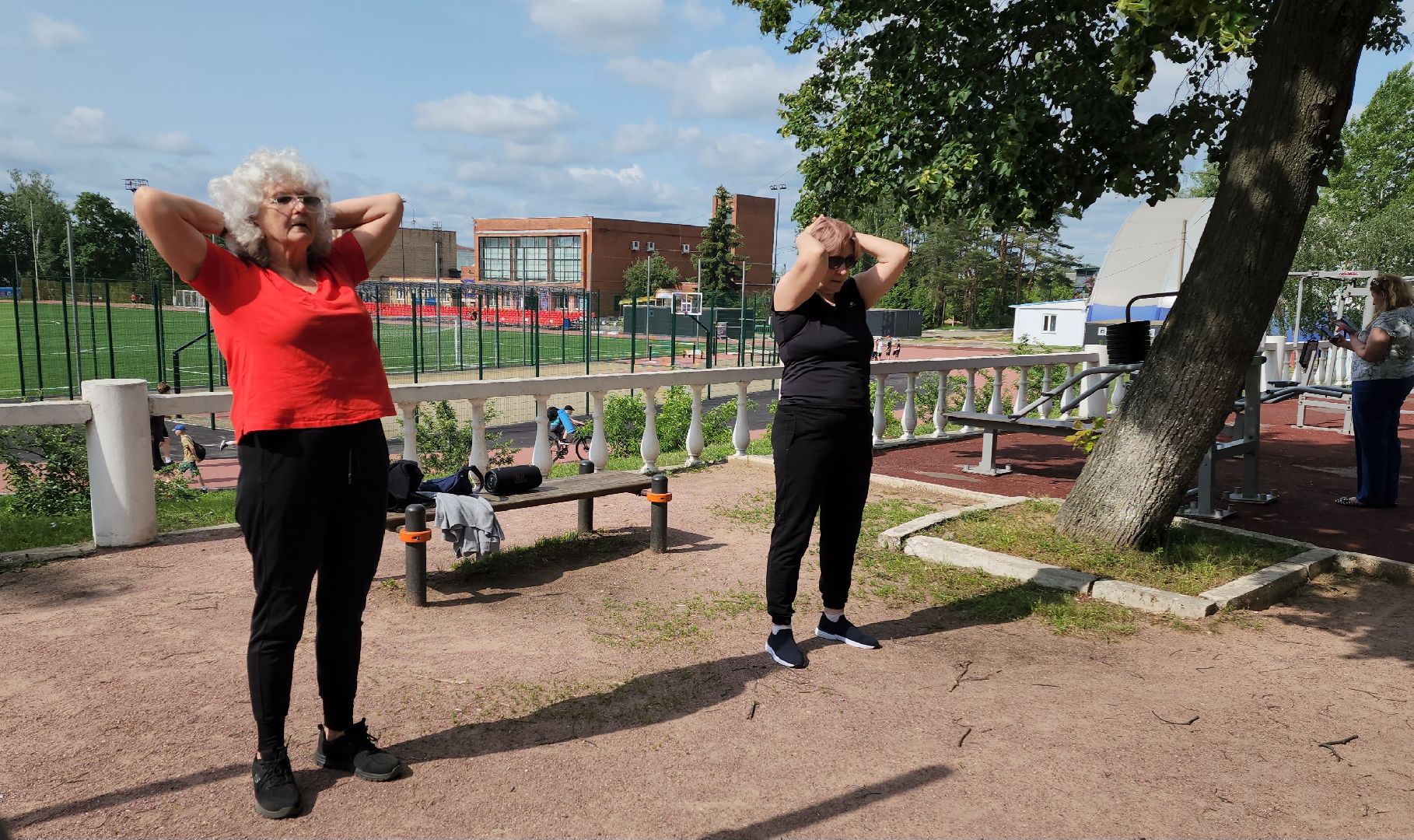 зарядка, активное долголетие,