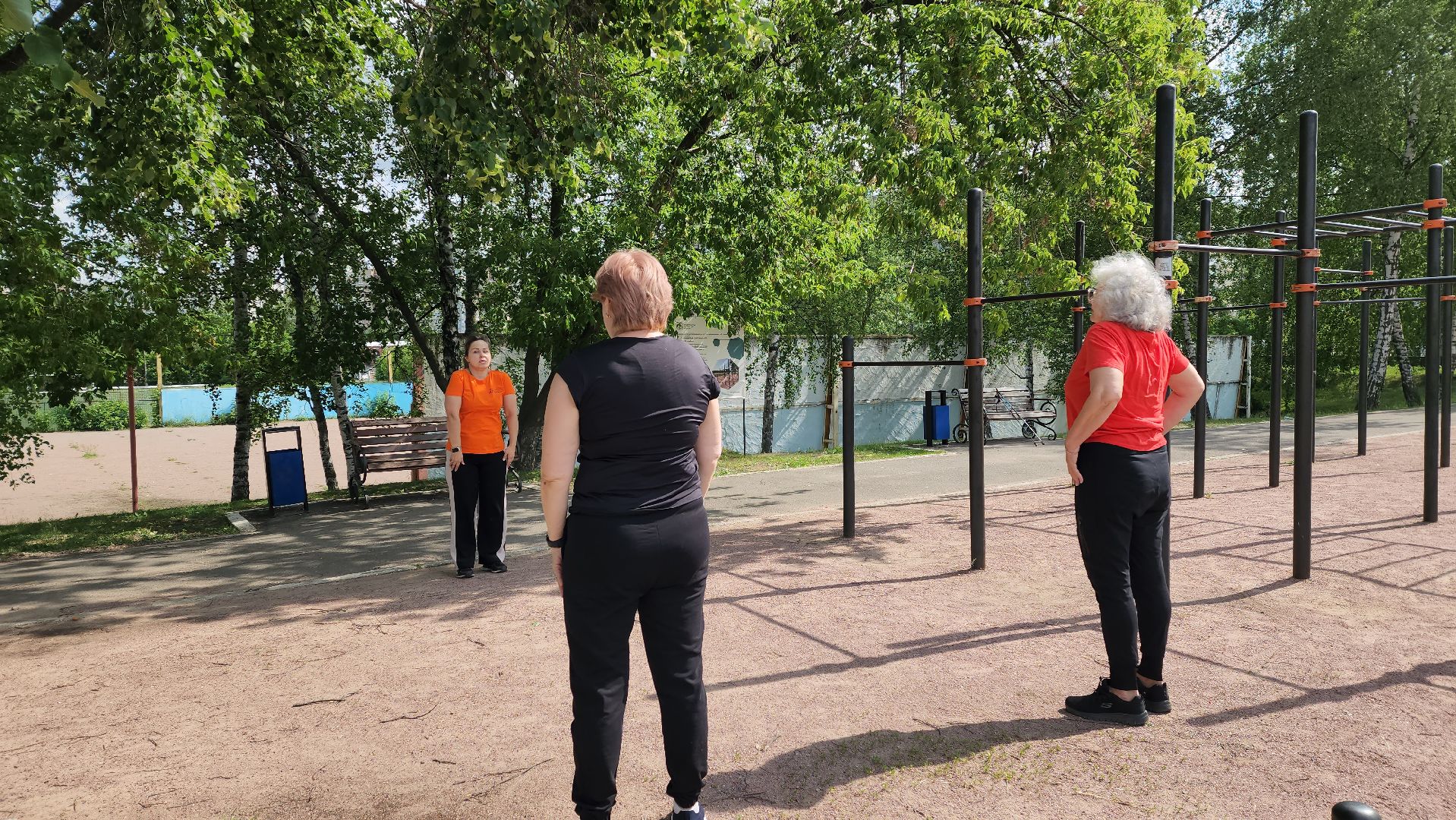 зарядка, активное долголетие,