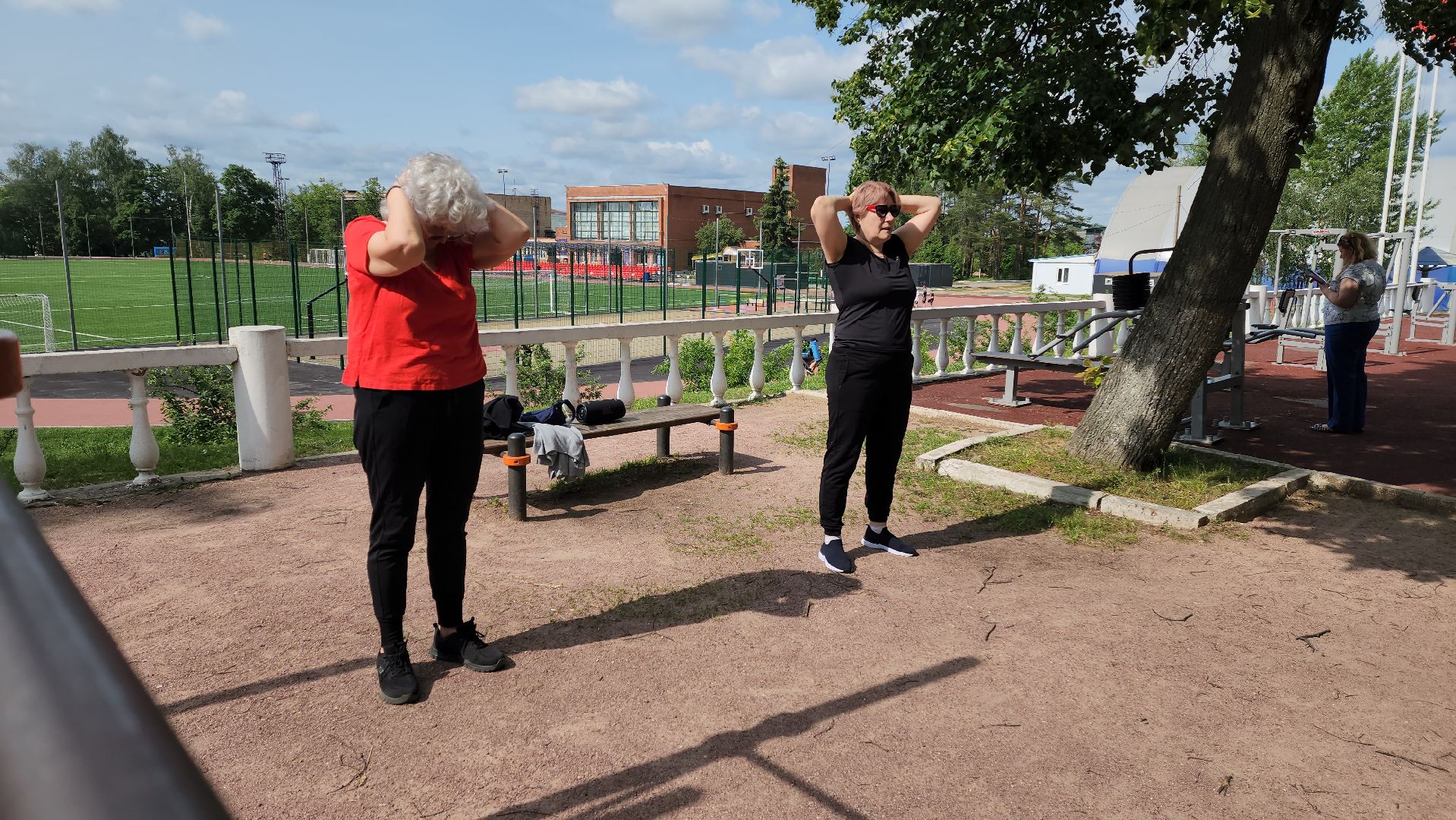 зарядка, активное долголетие,