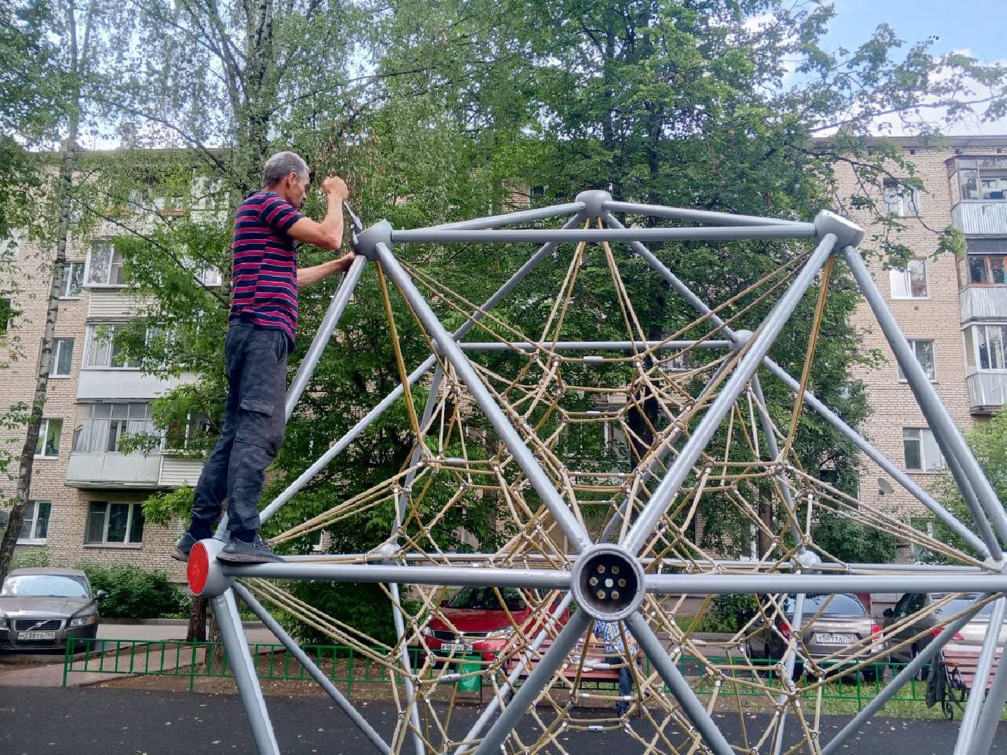 ремонт детских площадок, истра, благоустройство, добродел,