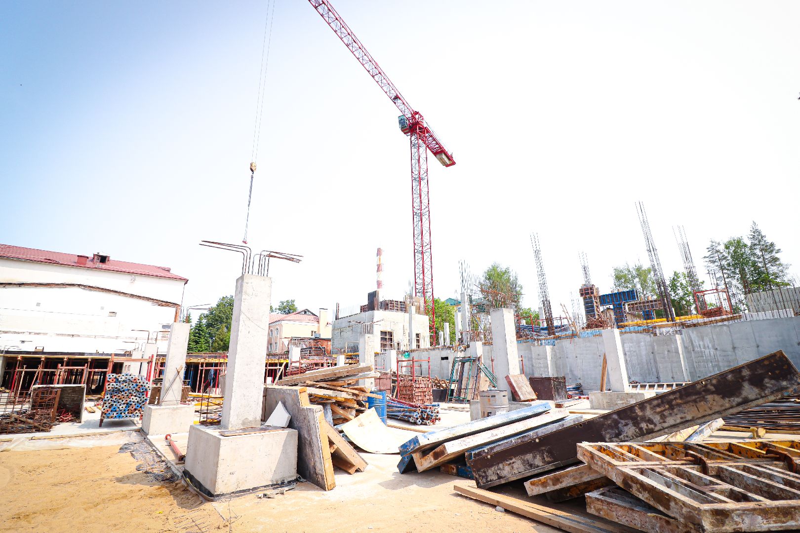 клин, строительство, спорт, спортивная школа, подмосковье,