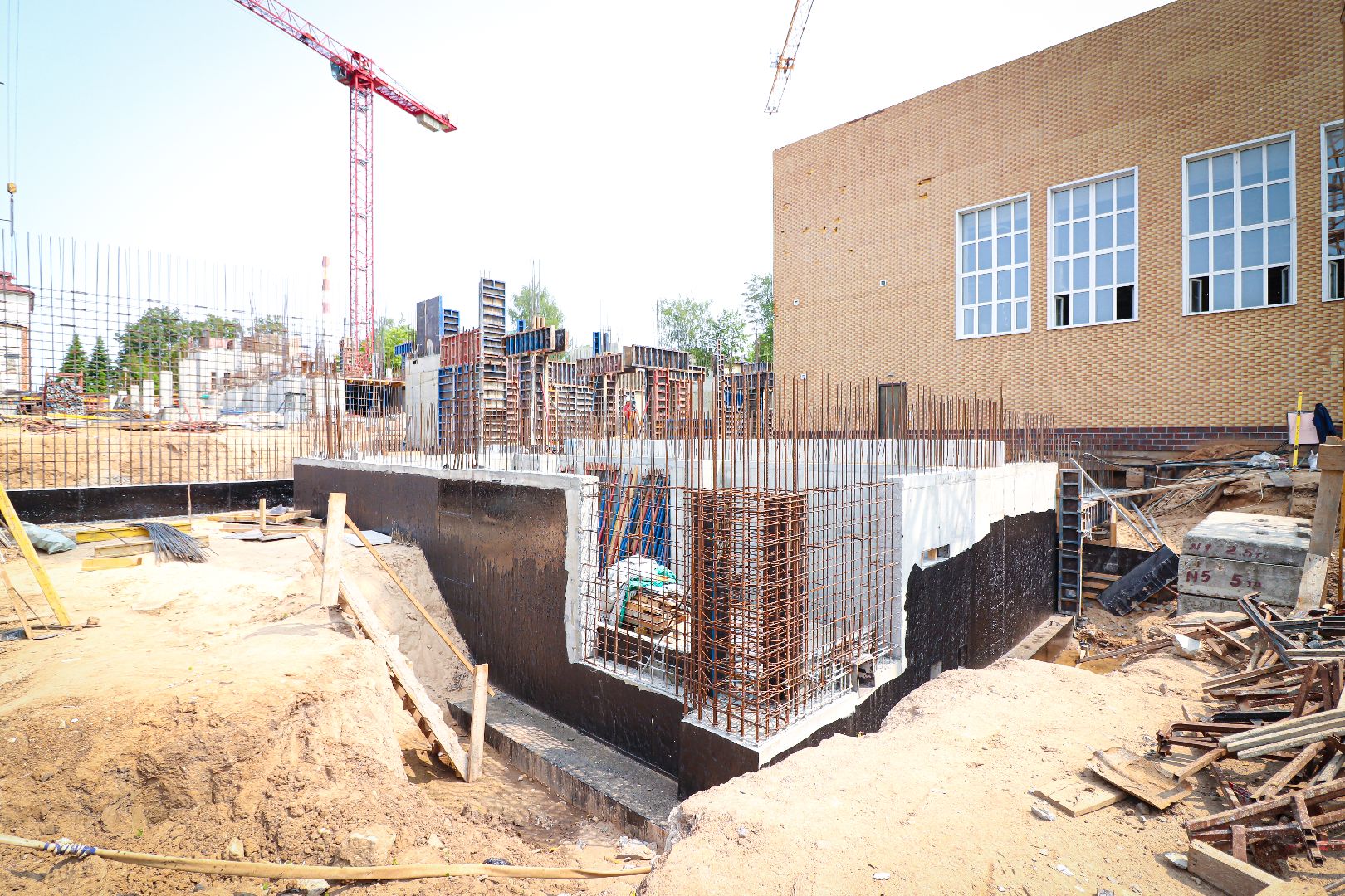 клин, строительство, спорт, спортивная школа, подмосковье,