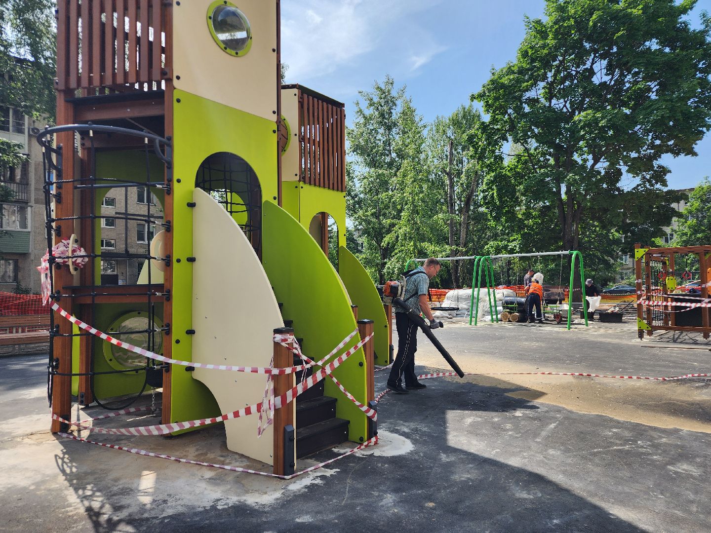 фрязино, детские игровые площадки, благоустройство, дети,