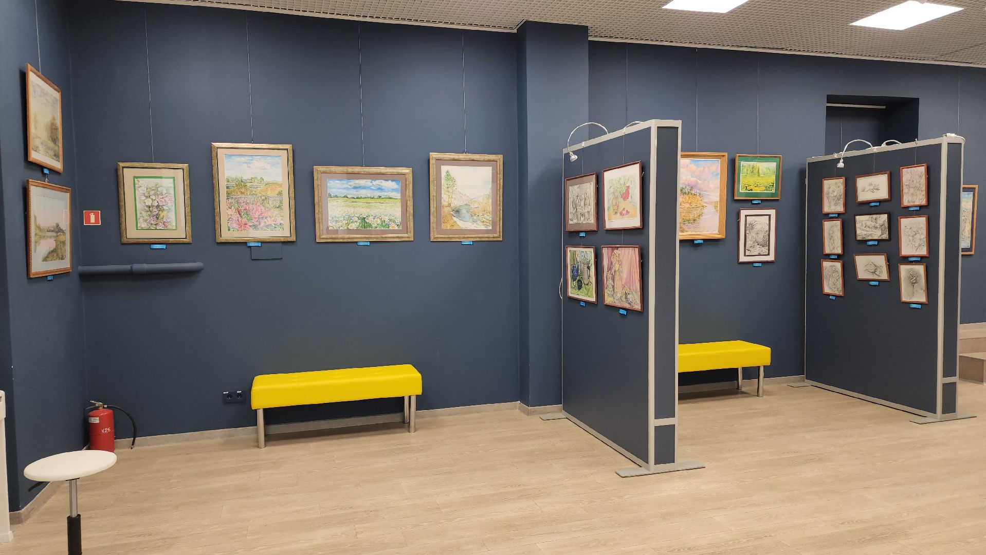 библиотека, день россии, художественная выставка, жостово, городецкая роспись, живопись, графика, картины маслом, художница,образ россии моей,вертикалки,