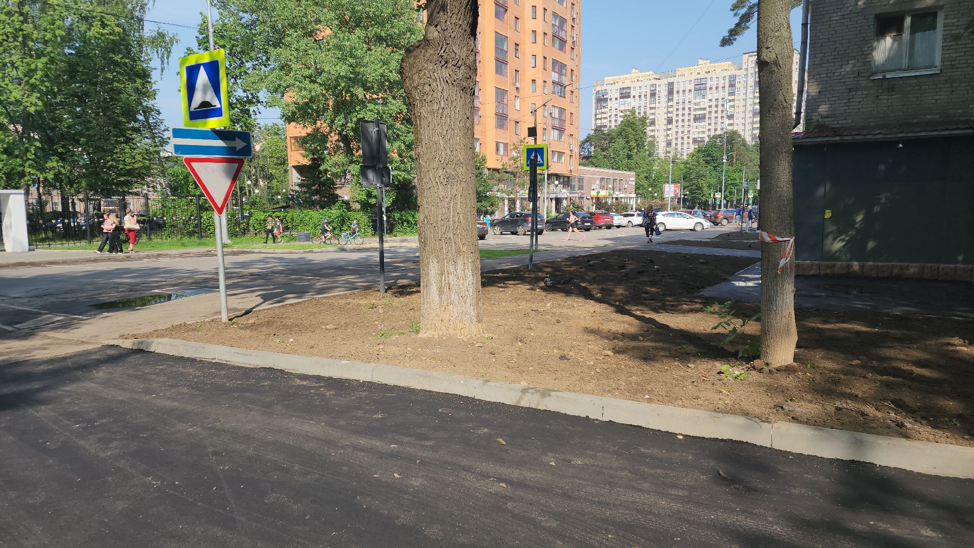 пушкино, благоустройство, асфальтирование дворов, внутриквартальная дорога,подрядчик, ремонт тепловых сетей,