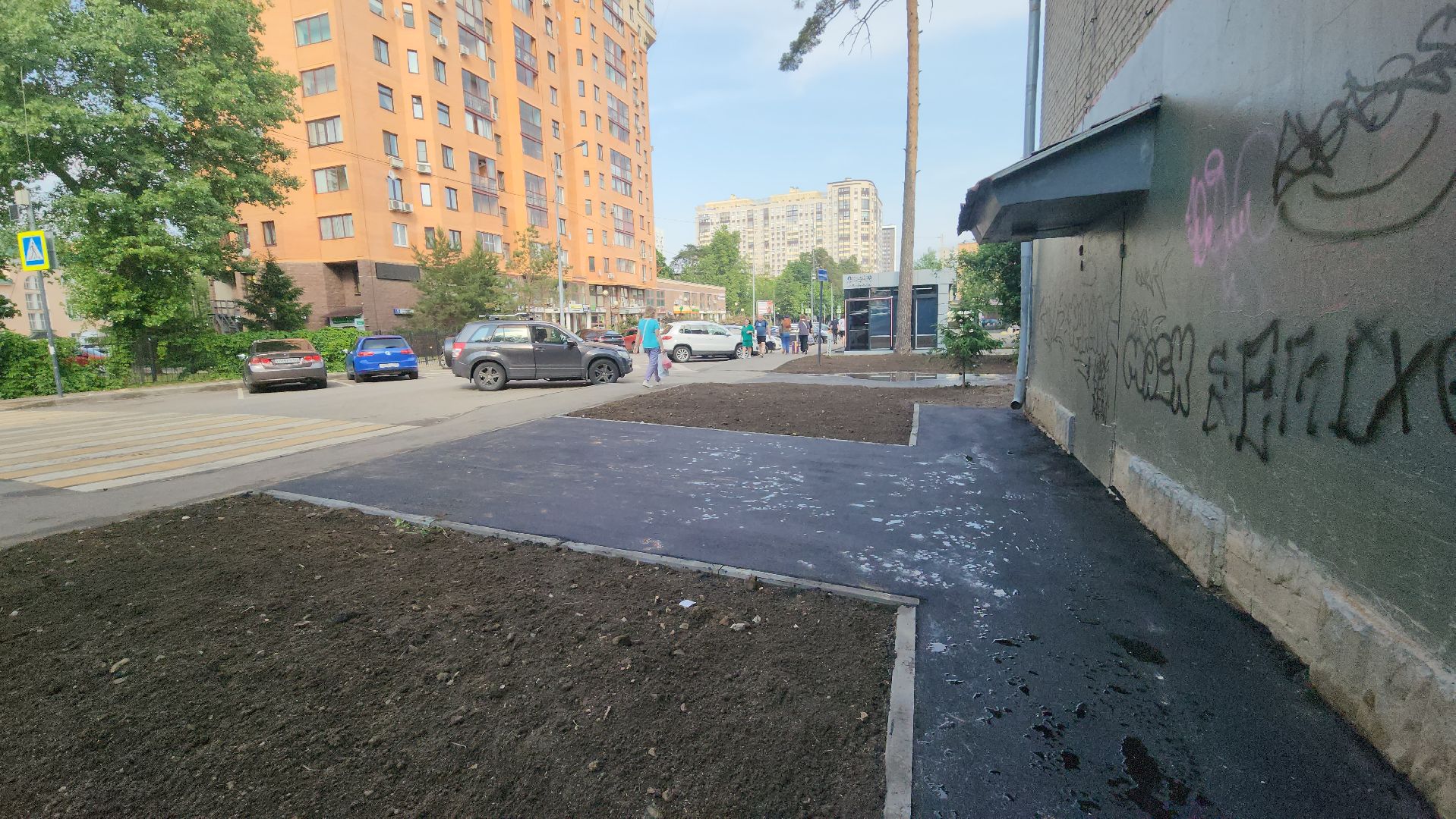 пушкино, благоустройство, асфальтирование дворов, внутриквартальная дорога,подрядчик, ремонт тепловых сетей,