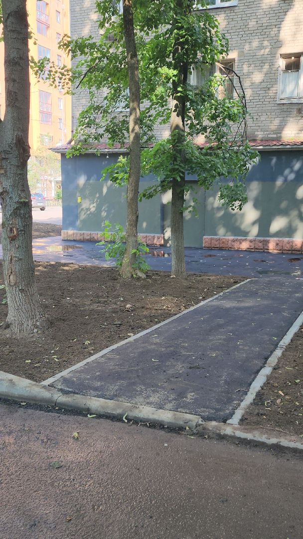 пушкино, благоустройство, асфальтирование дворов, внутриквартальная дорога,подрядчик, ремонт тепловых сетей,