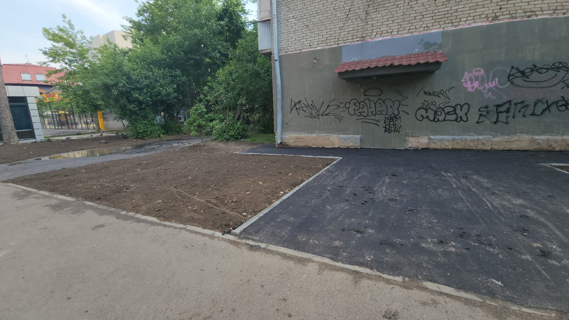 пушкино, благоустройство, асфальтирование дворов, внутриквартальная дорога,подрядчик, ремонт тепловых сетей,