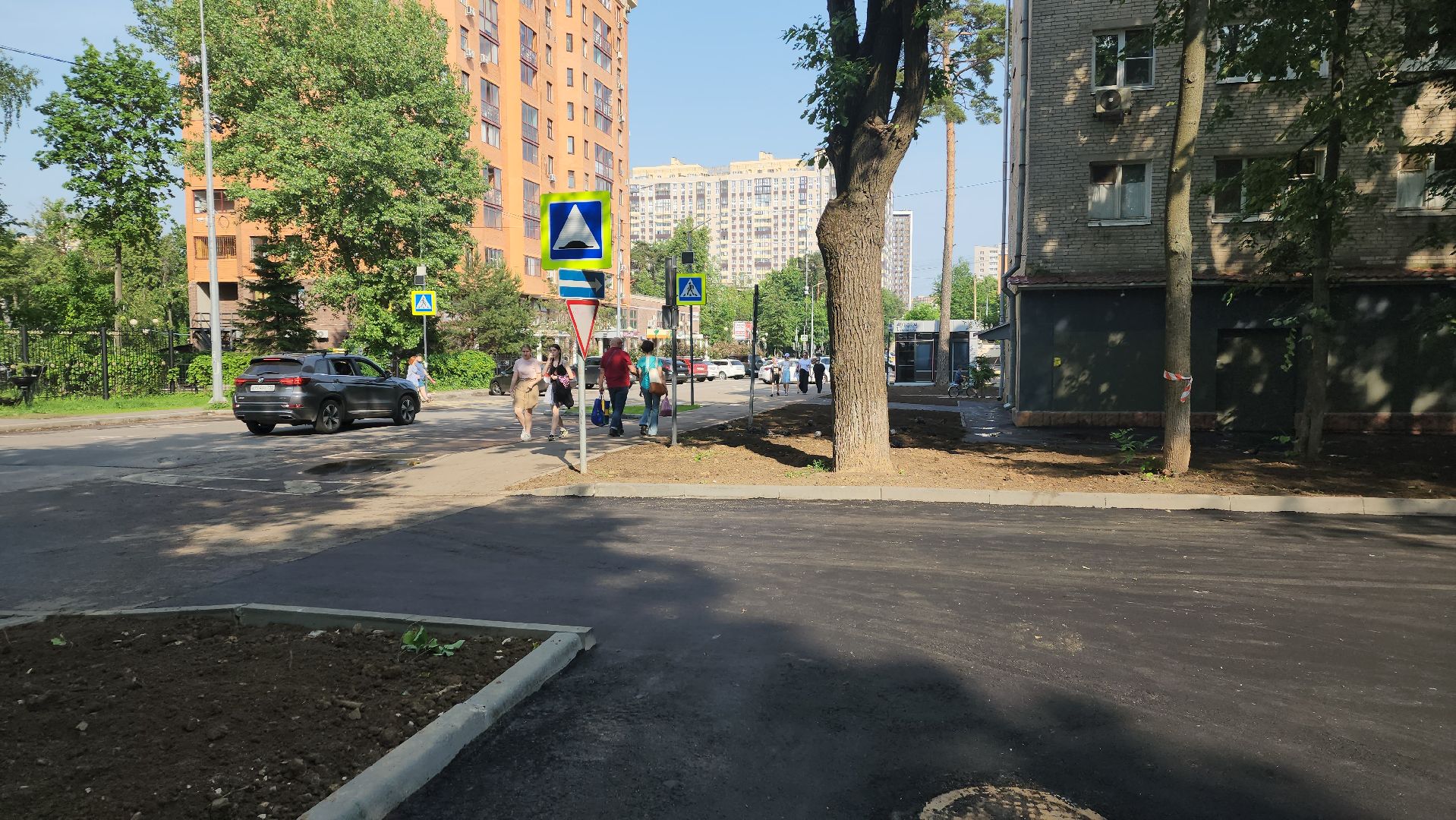 пушкино, благоустройство, асфальтирование дворов, внутриквартальная дорога,подрядчик, ремонт тепловых сетей,