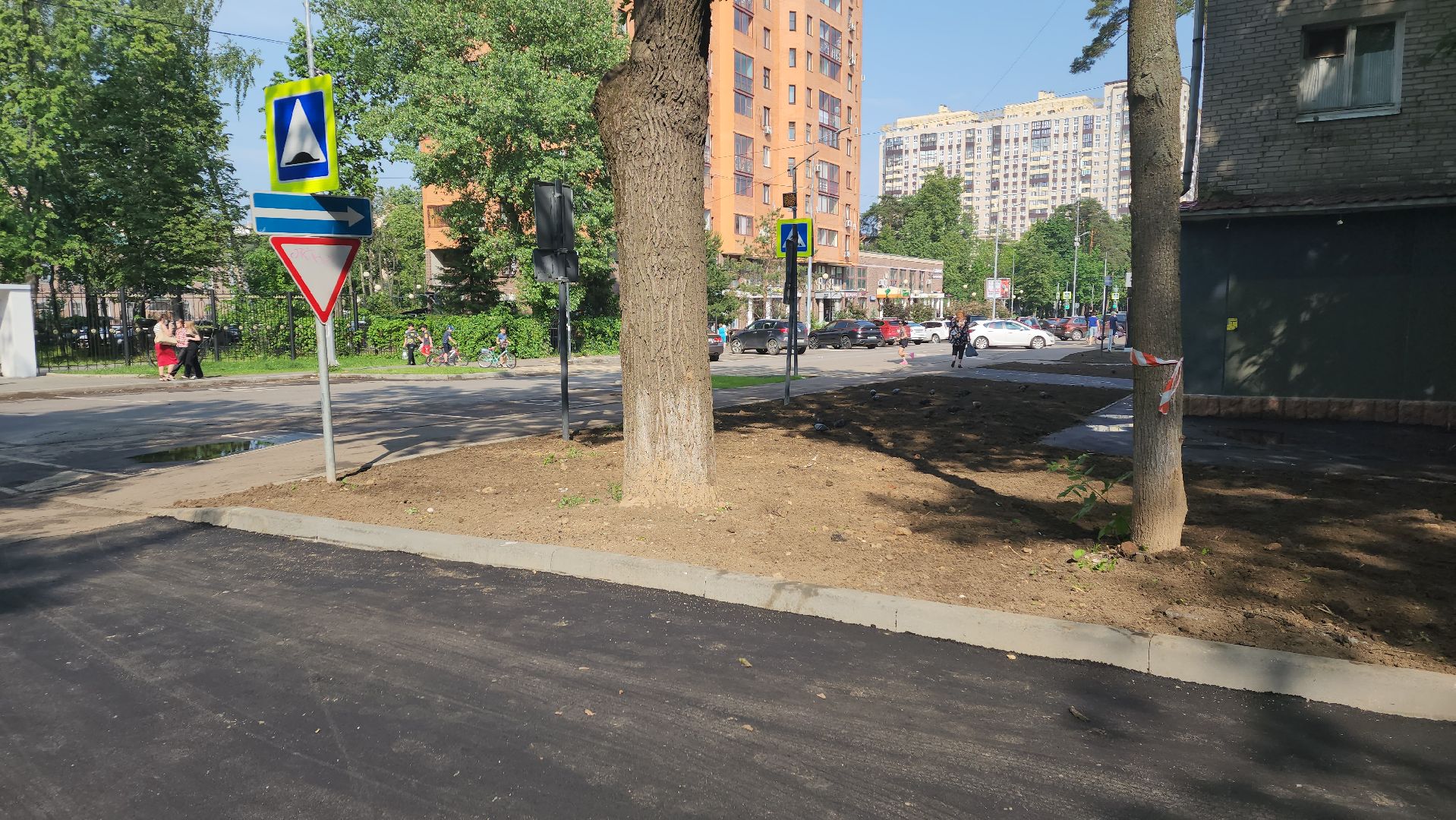 пушкино, благоустройство, асфальтирование дворов, внутриквартальная дорога,подрядчик, ремонт тепловых сетей,