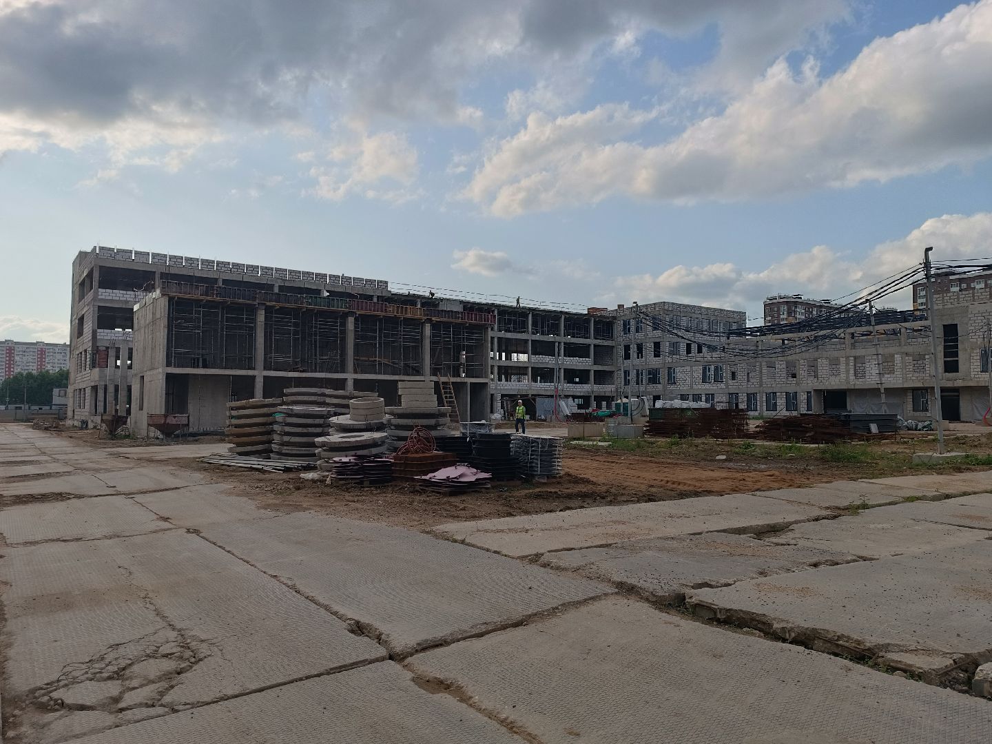 люберцы, мкр зенино, строительство школы, ученики,