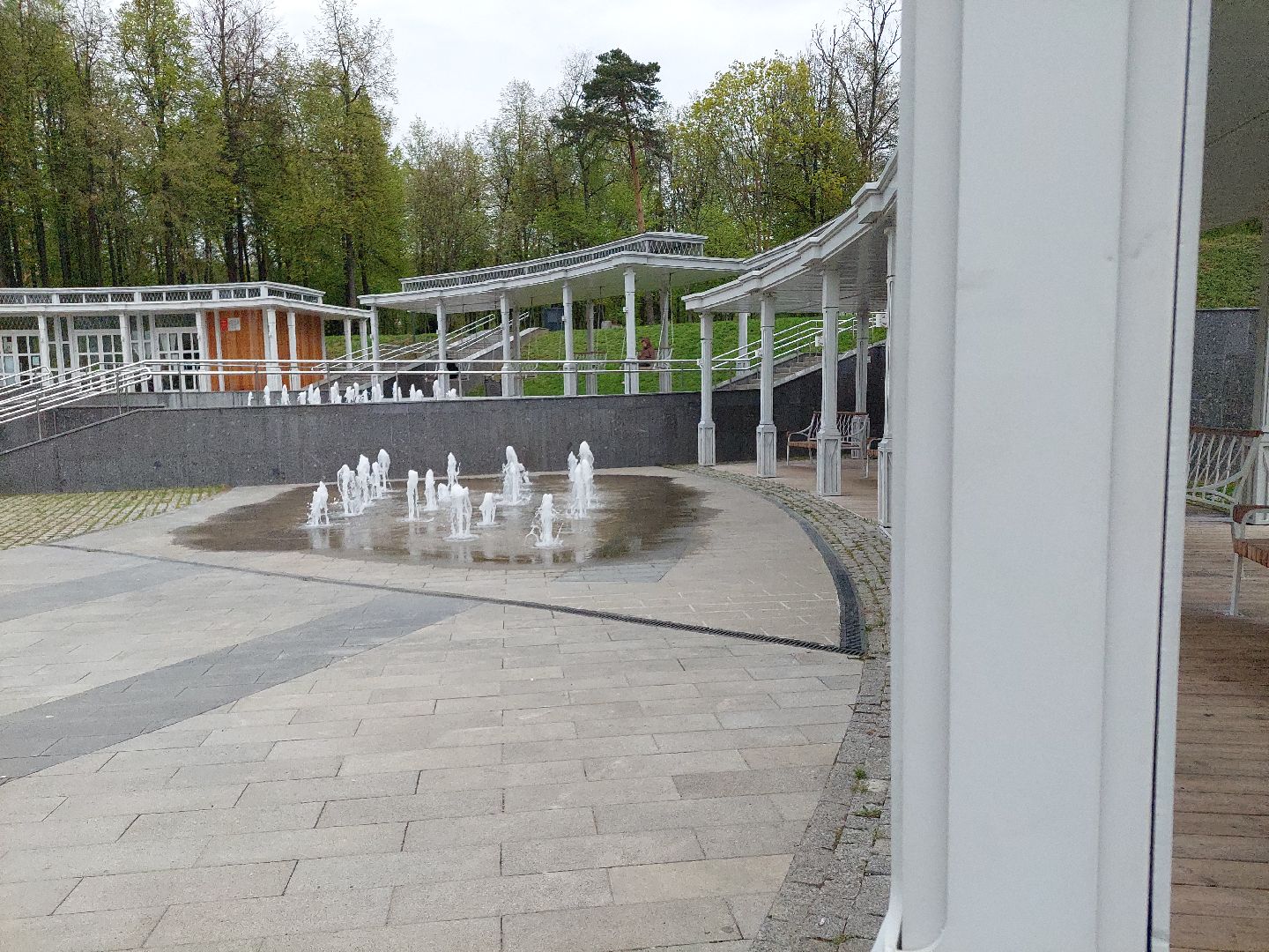 благоустройство, парк, фонтан