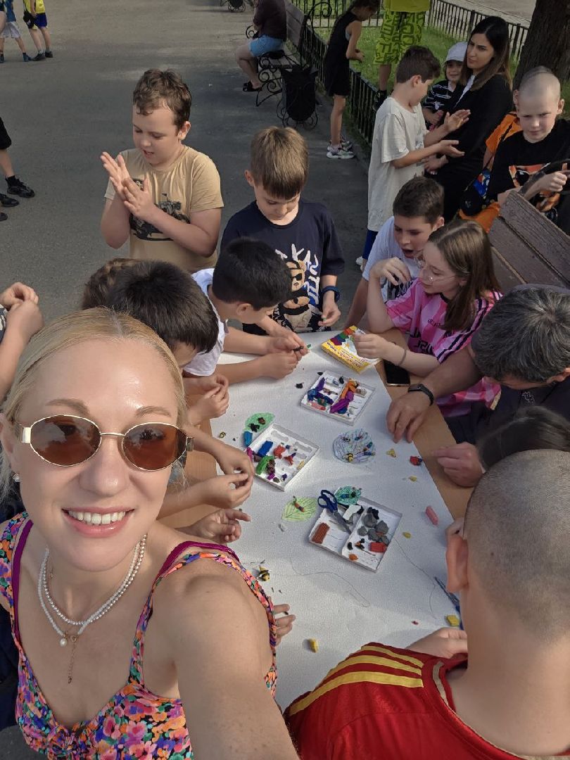 пушкинский округ, поселок, мастер-класс, насекомые, поделки из бумаги, дети, дом культуры, летняя площадка,