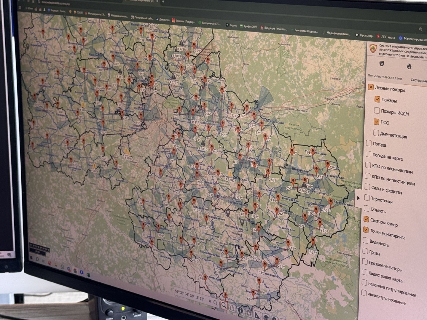 Искусственный интеллект, Лесные пожары, Одинцово, Центр мониторинга лесных пожаров,