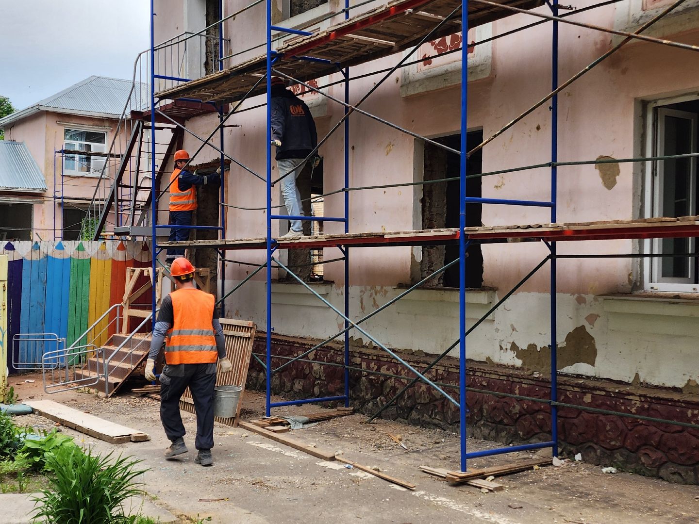 чехов, улица монтажная, детский сад, дошкольное отделение, капитальный ремонт, обновление, строительство, реконструкция, ремонт бассейна, черновая отделка, фасадные работы, кровля, инженерные сети, госпрограмма московской области,гимназия 2,