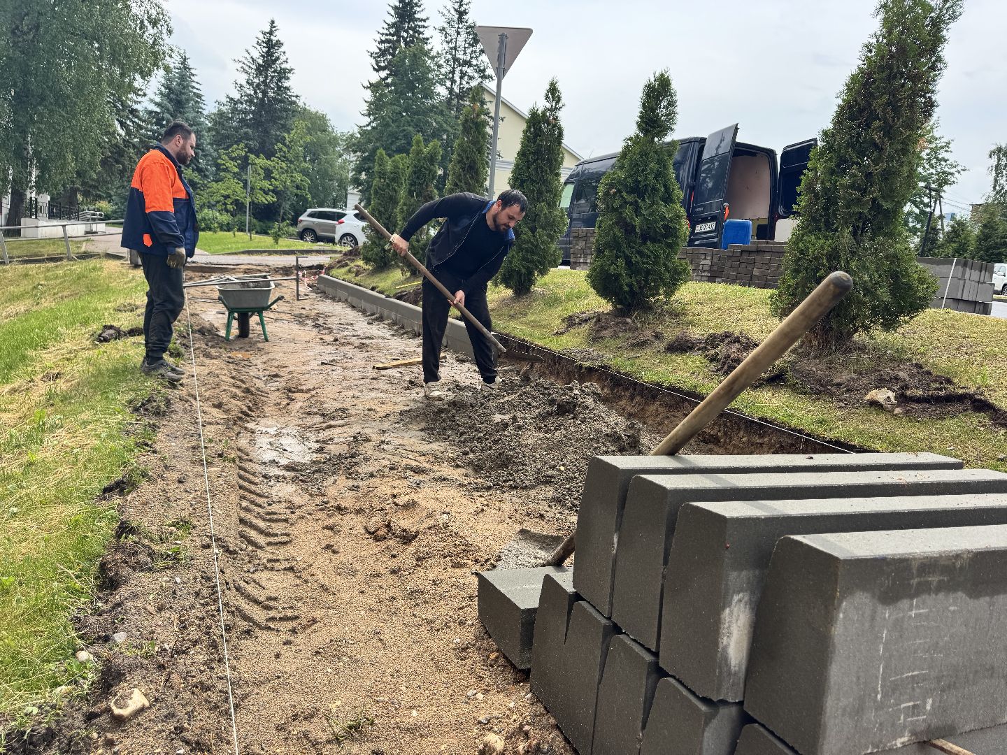 шаховская, ремонт дороги, благоуйстройство,