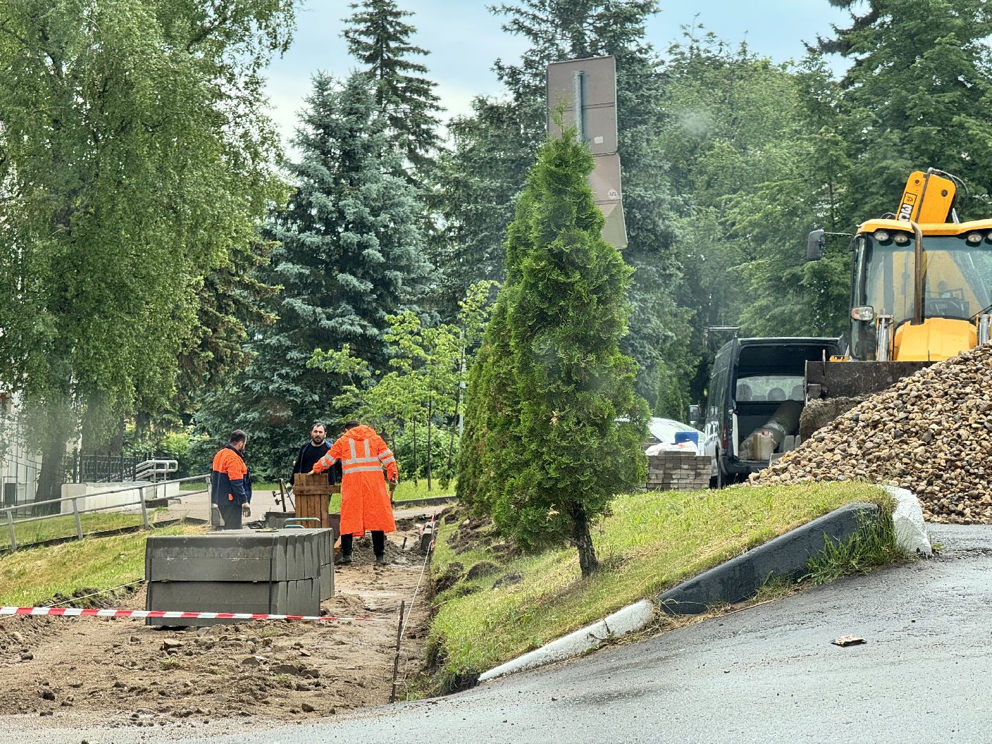 шаховская, ремонт дороги, благоуйстройство,