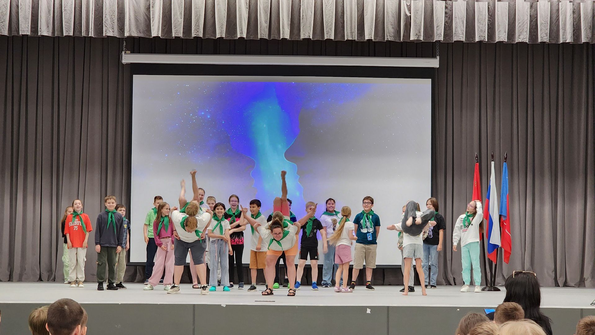 Детский лагерь , Лобня, Конкурс отрядных визиток, Школа ,