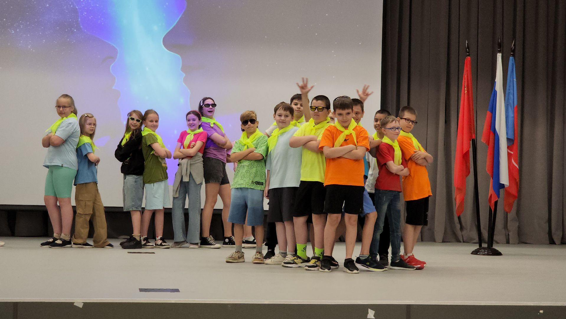 Детский лагерь , Лобня, Конкурс отрядных визиток, Школа ,