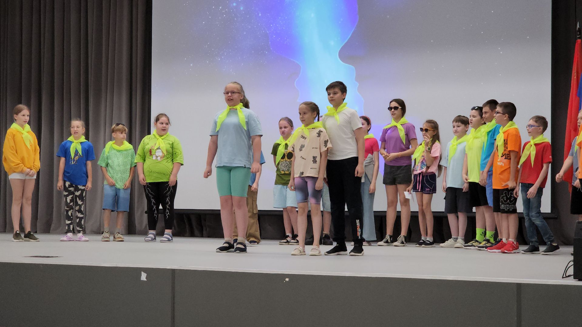 Детский лагерь , Лобня, Конкурс отрядных визиток, Школа ,