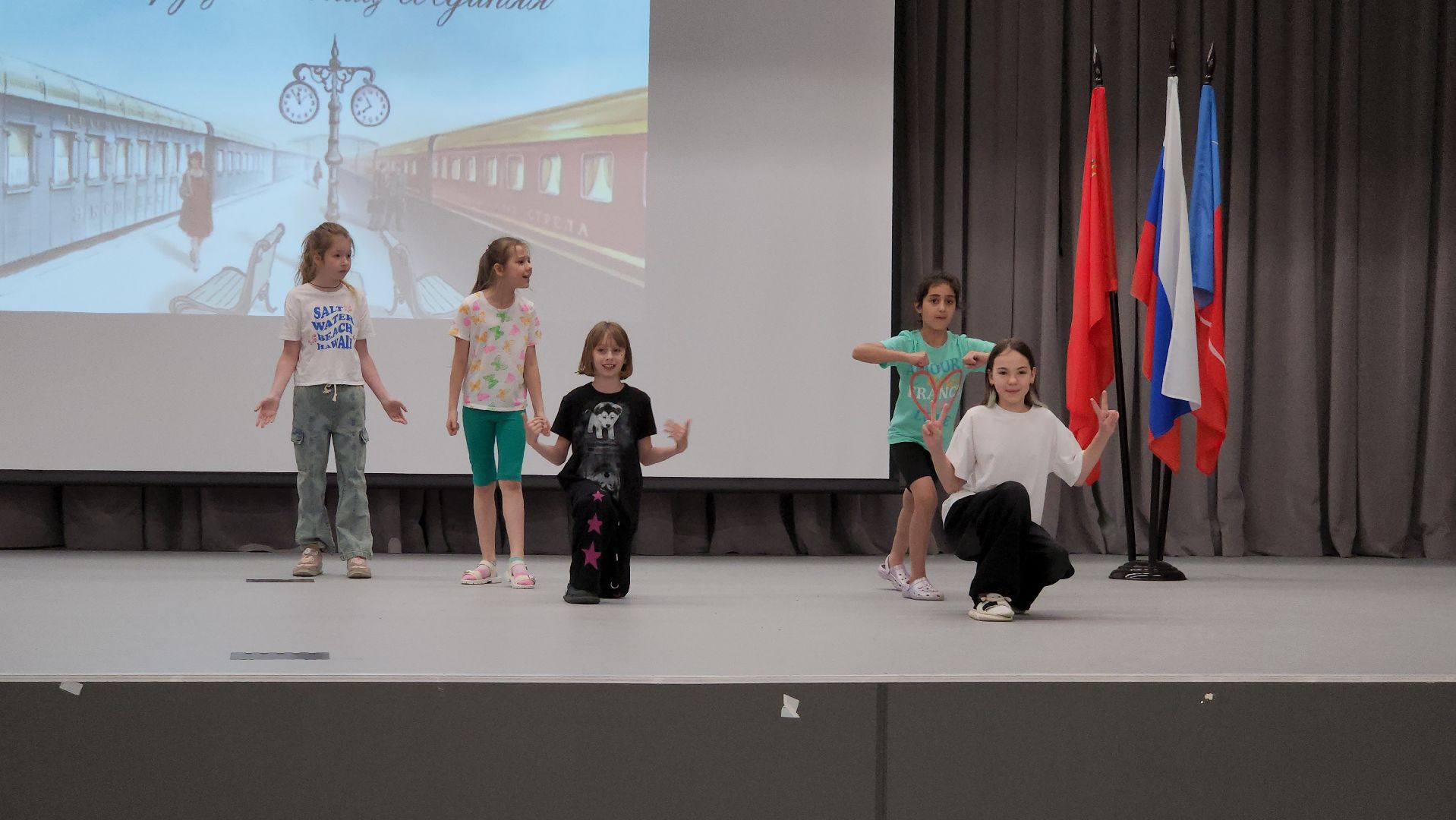 Детский лагерь , Лобня, Конкурс отрядных визиток, Школа ,