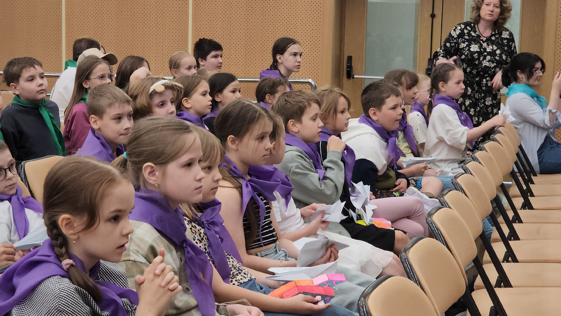 Детский лагерь , Лобня, Конкурс отрядных визиток, Школа ,