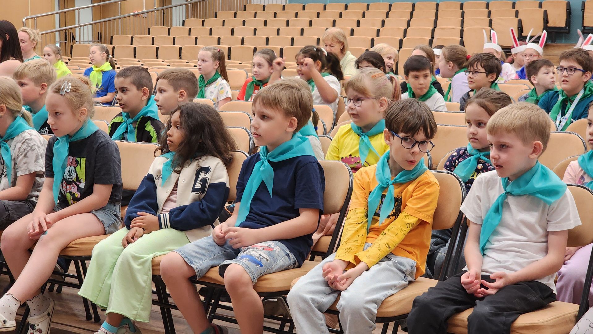 Детский лагерь , Лобня, Конкурс отрядных визиток, Школа ,