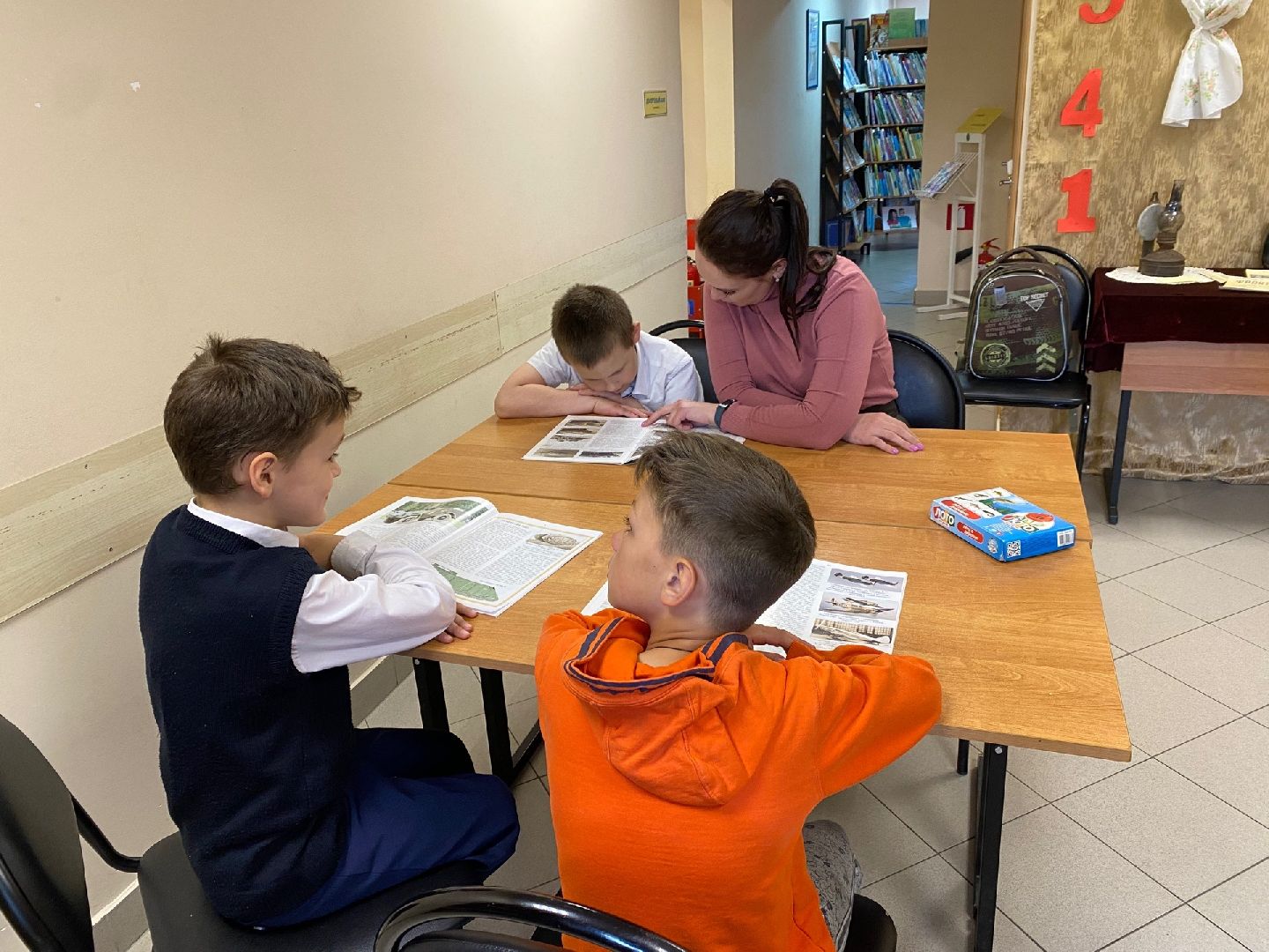 Домодедово, библиотека, история, День Победы