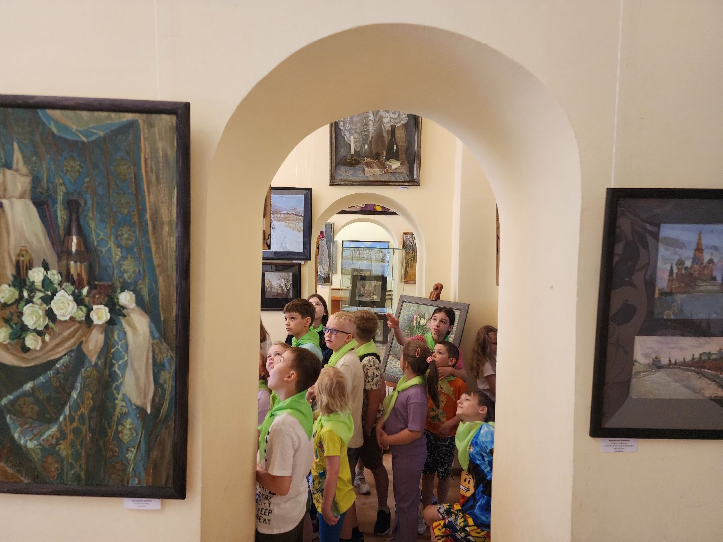 фрязино, детский лагерь, экскурсии для школьников, художественная выставка, культурный центр,