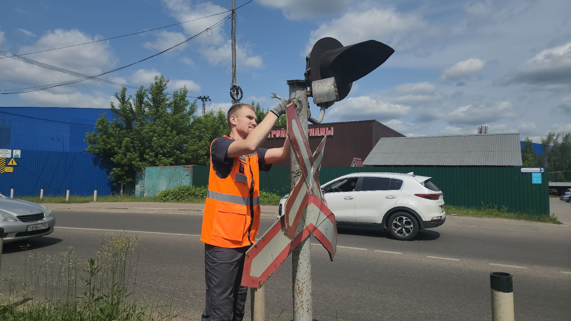 ивантеевка, вертикалки, ржд, светодиоды,  железная дорога, светофор, железнодорожные пути, железнодорожный переезд,