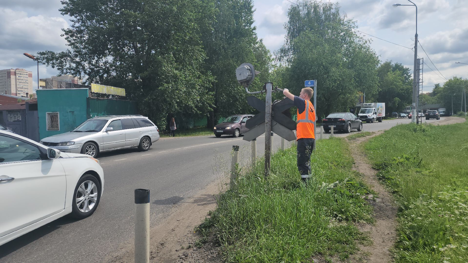 ивантеевка, вертикалки, ржд, светодиоды,  железная дорога, светофор, железнодорожные пути, железнодорожный переезд,