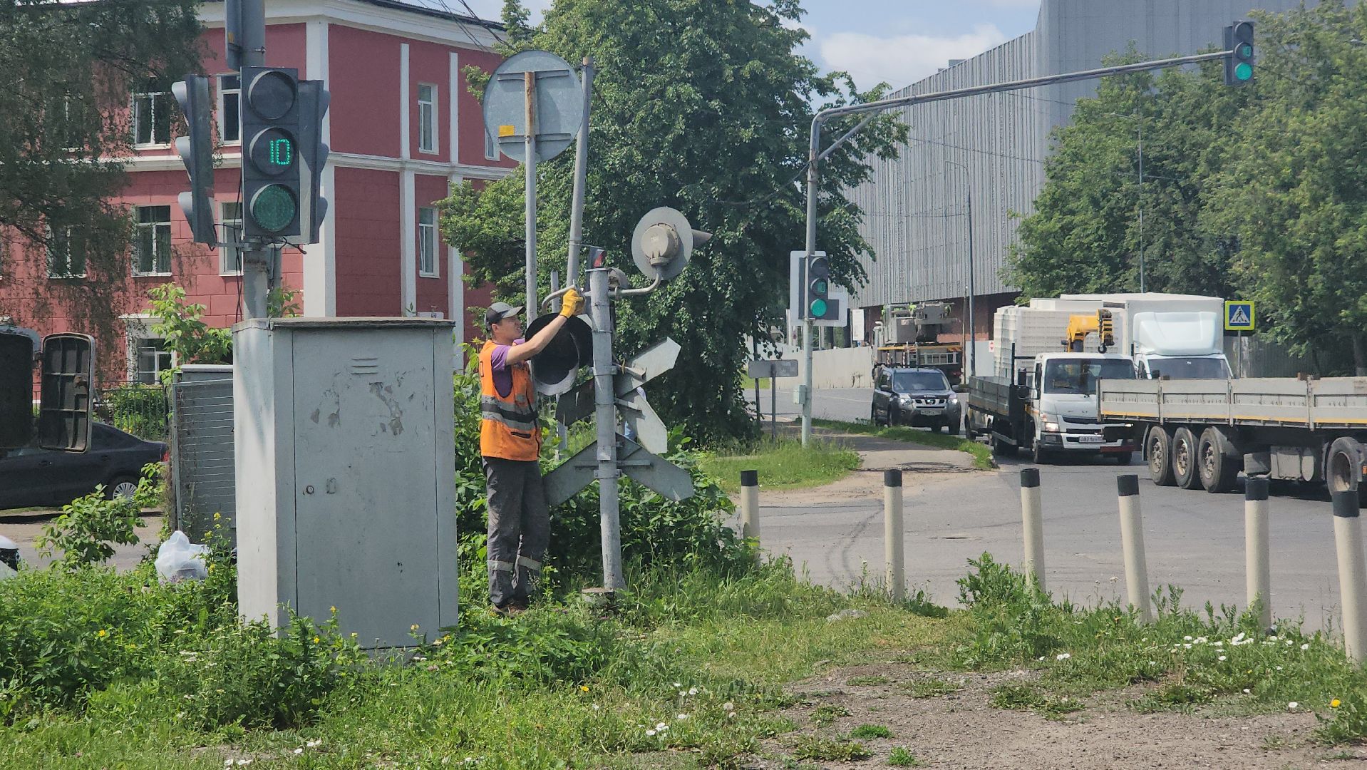 ивантеевка, вертикалки, ржд, светодиоды,  железная дорога, светофор, железнодорожные пути, железнодорожный переезд,