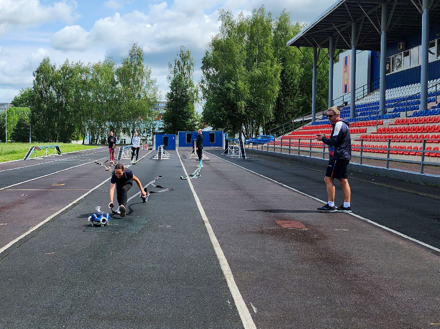 пожарно-спасательный спорт, Подольск, Тренировка,