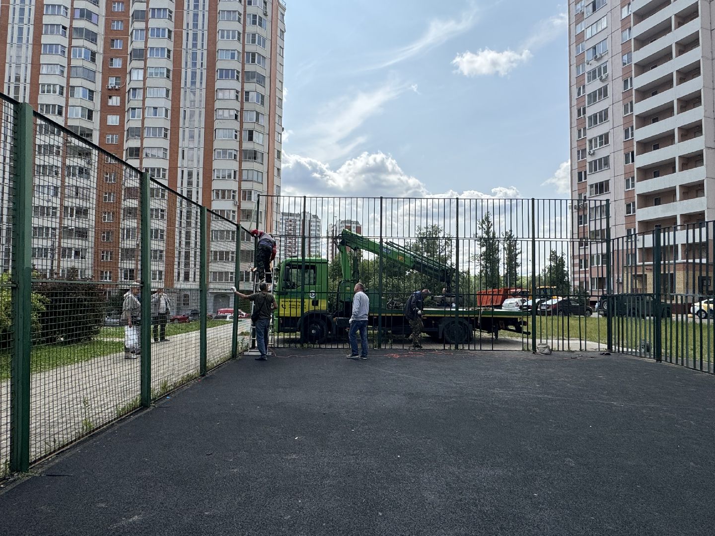 шестиугольное футбольное поле, балашиха, благоустройство,