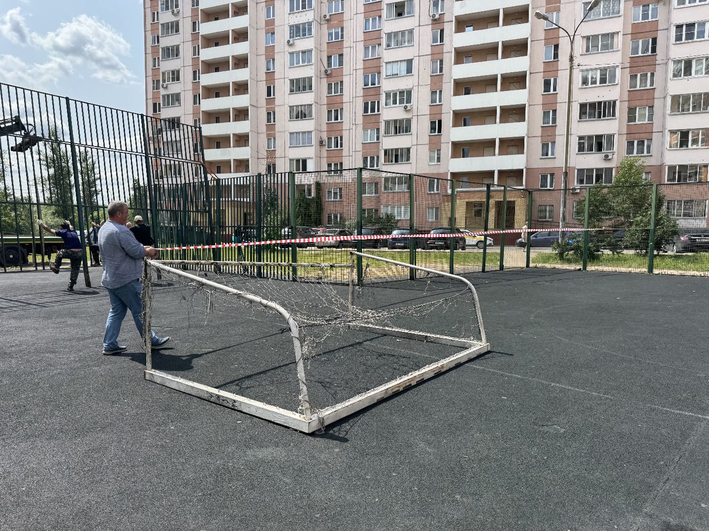 шестиугольное футбольное поле, балашиха, благоустройство,