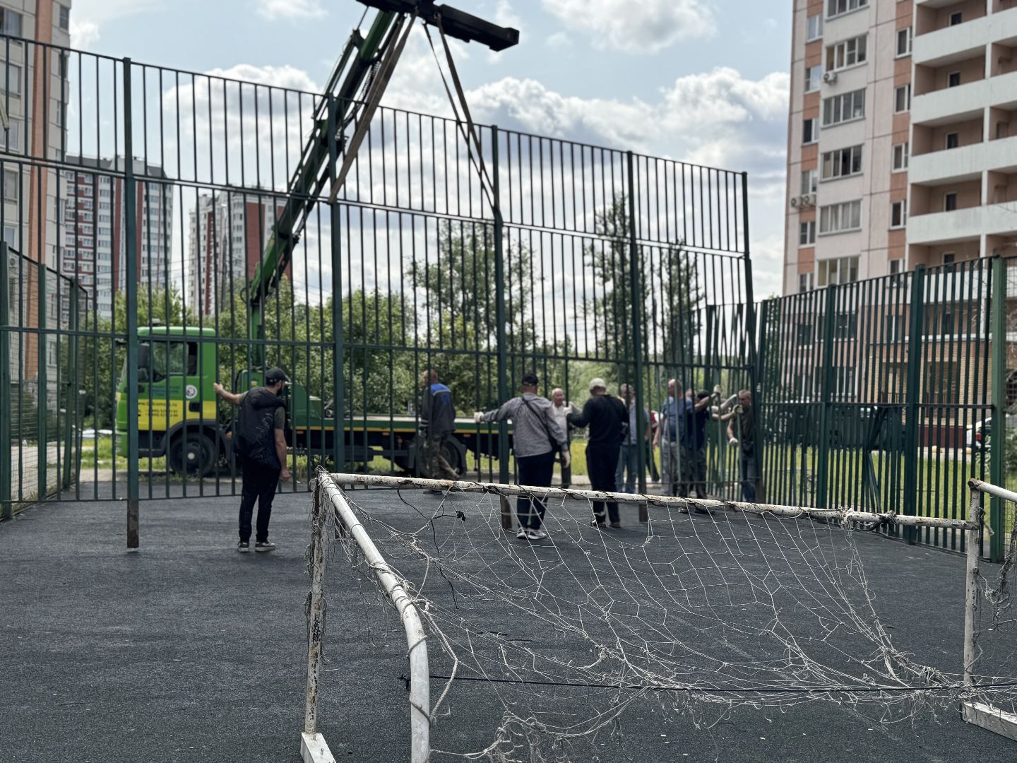 шестиугольное футбольное поле, балашиха, благоустройство,