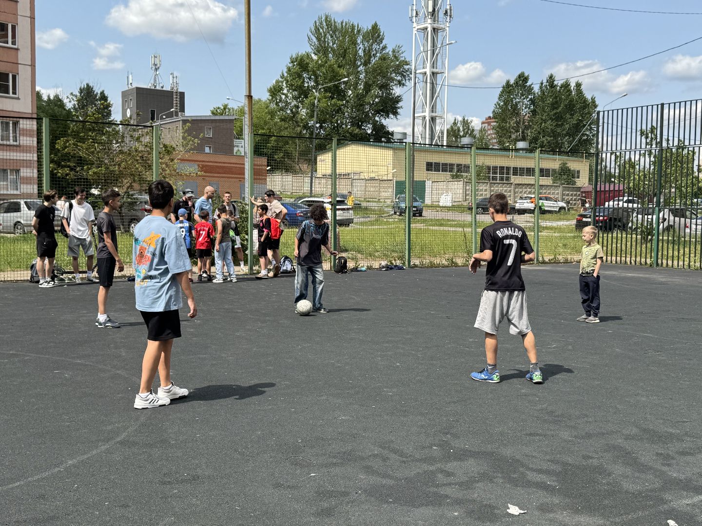 шестиугольное футбольное поле, балашиха, благоустройство,