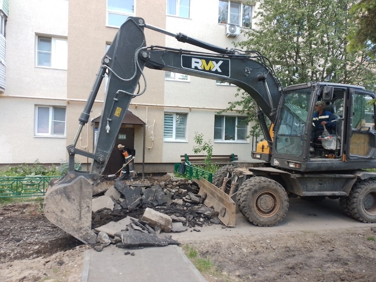 благоустройство, городской округ восход, новый асфальт, асфальтовое покрытие, строительство , формирование комфортной городской среды,