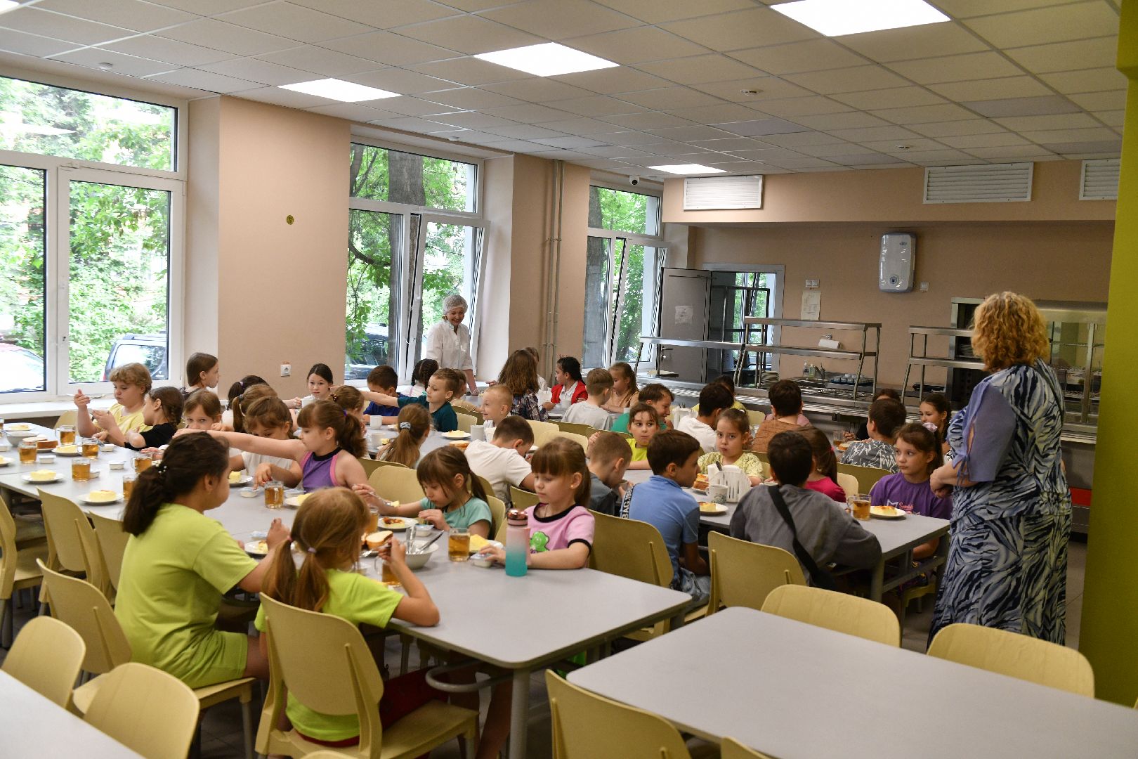 лыткарино, образование, лагерь в школе, лето,