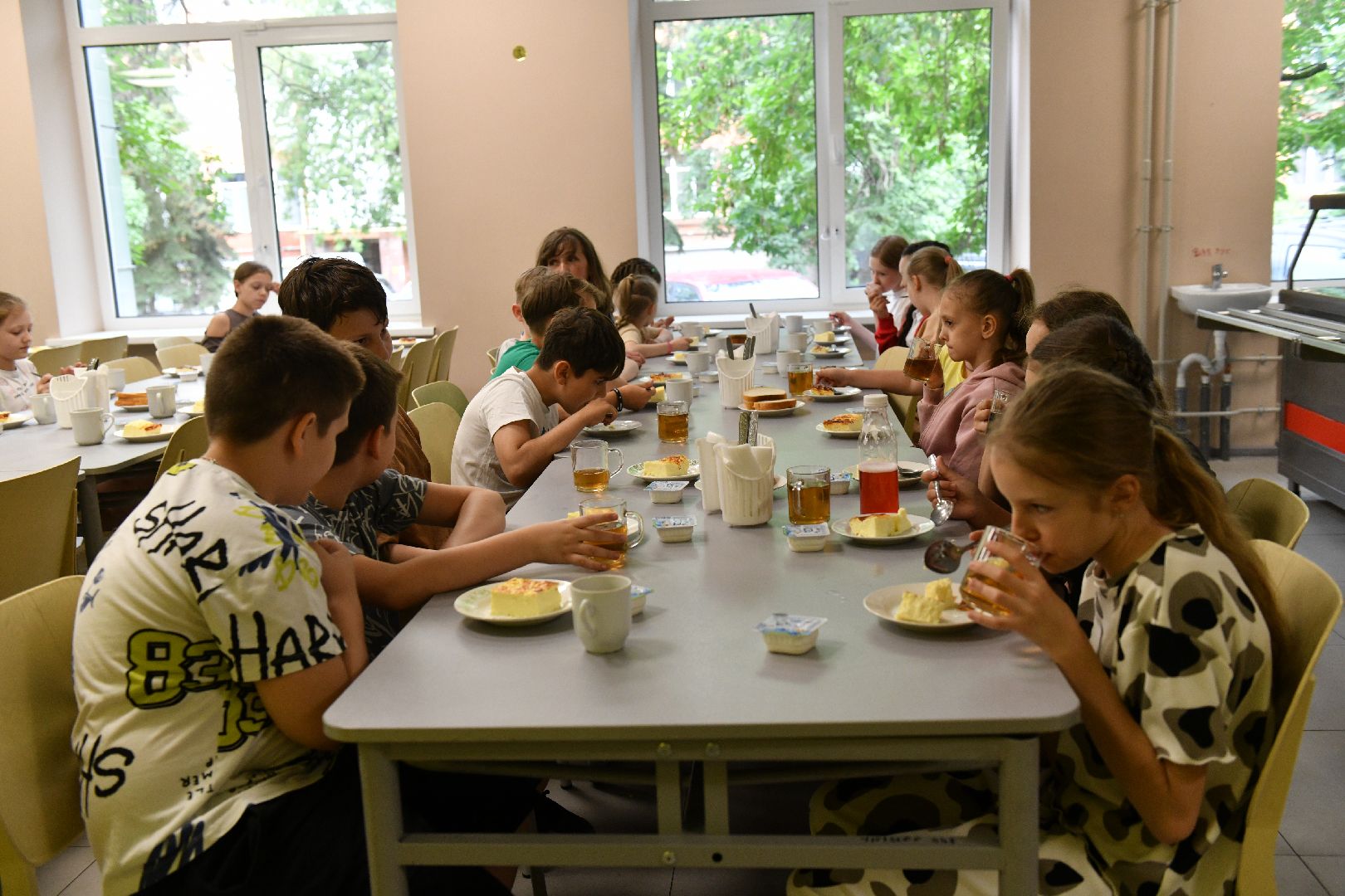 лыткарино, образование, лагерь в школе, лето,